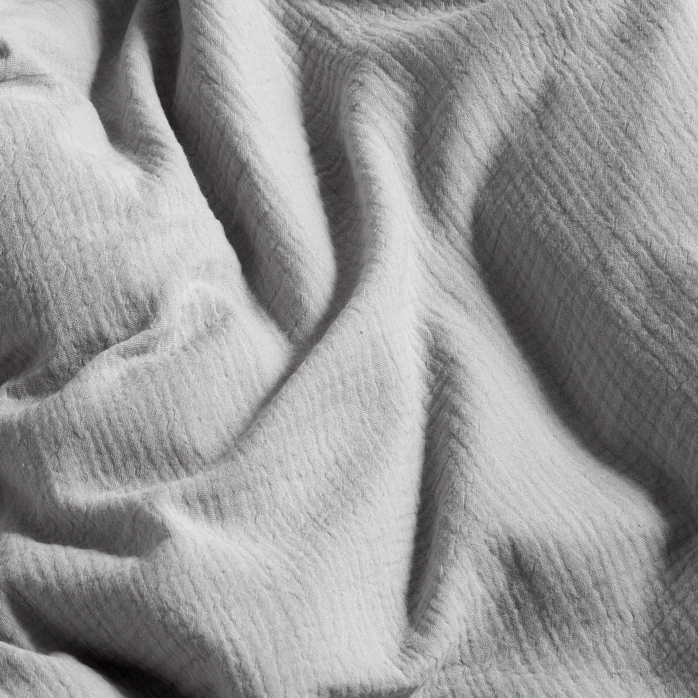 Wolkenfeld Linge de lit »Wolkenfeld Premium Musselin mit Reissverschluss« 2 pièces aus 100% Baumwolle – Atmungsaktiv & Weich – inkl. Kissenbezug 80x80