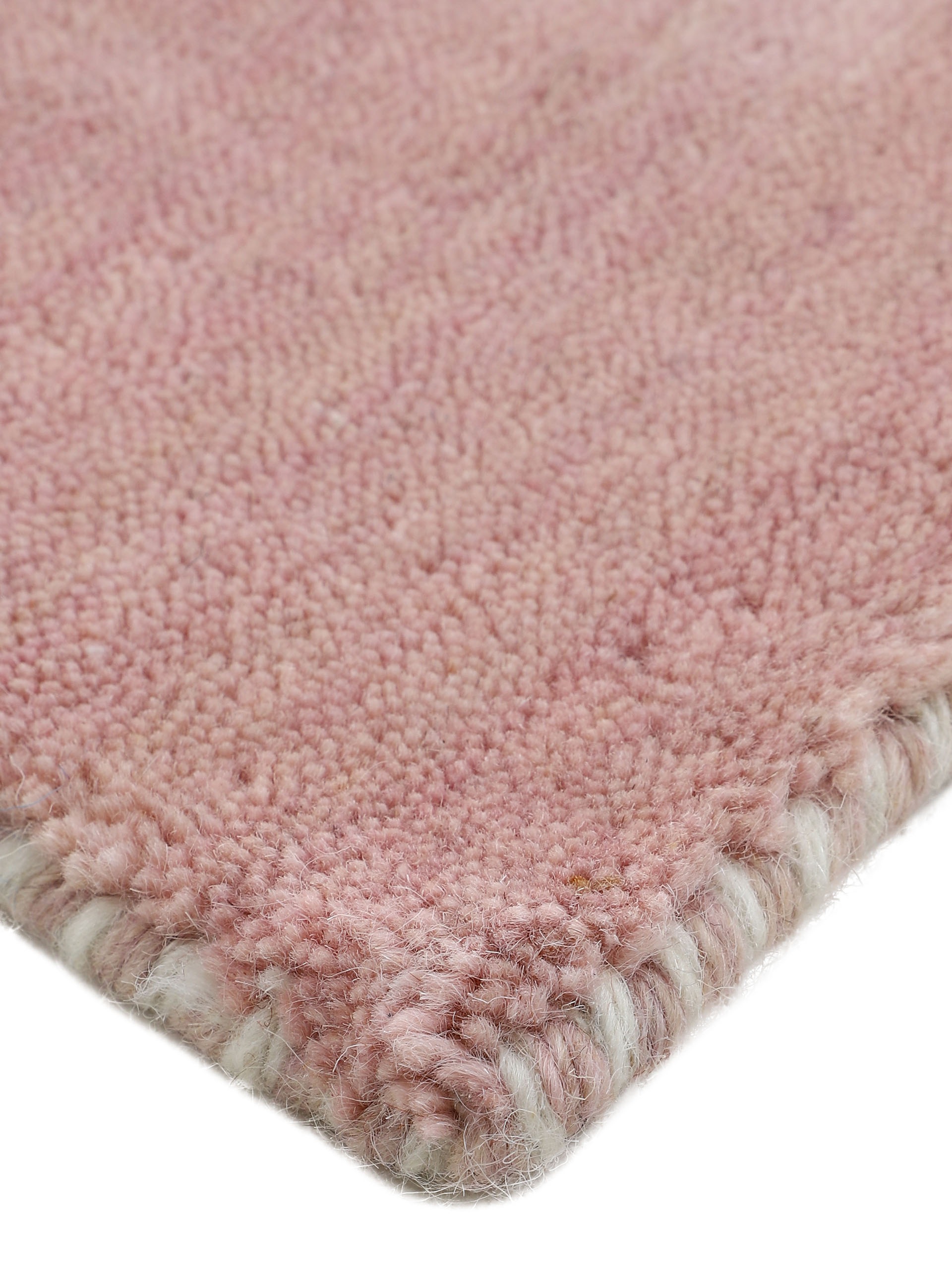 carpetfine Tapis en laine »Gabbeh-Uni« Carré 15 mm Höhe reine Wolle, handgewebt, Gabbeh Loom Tiermotiv, Sonderform Quadrat