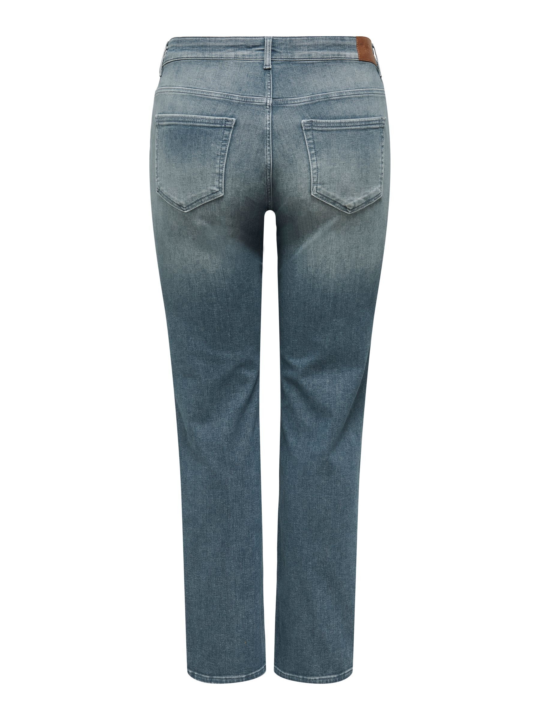 ONLY CARMAKOMA Jeans taille haute »CARWILLY HW STRAIGHT DNM REA2602 NOOS« Baumwollmischung, straight fit