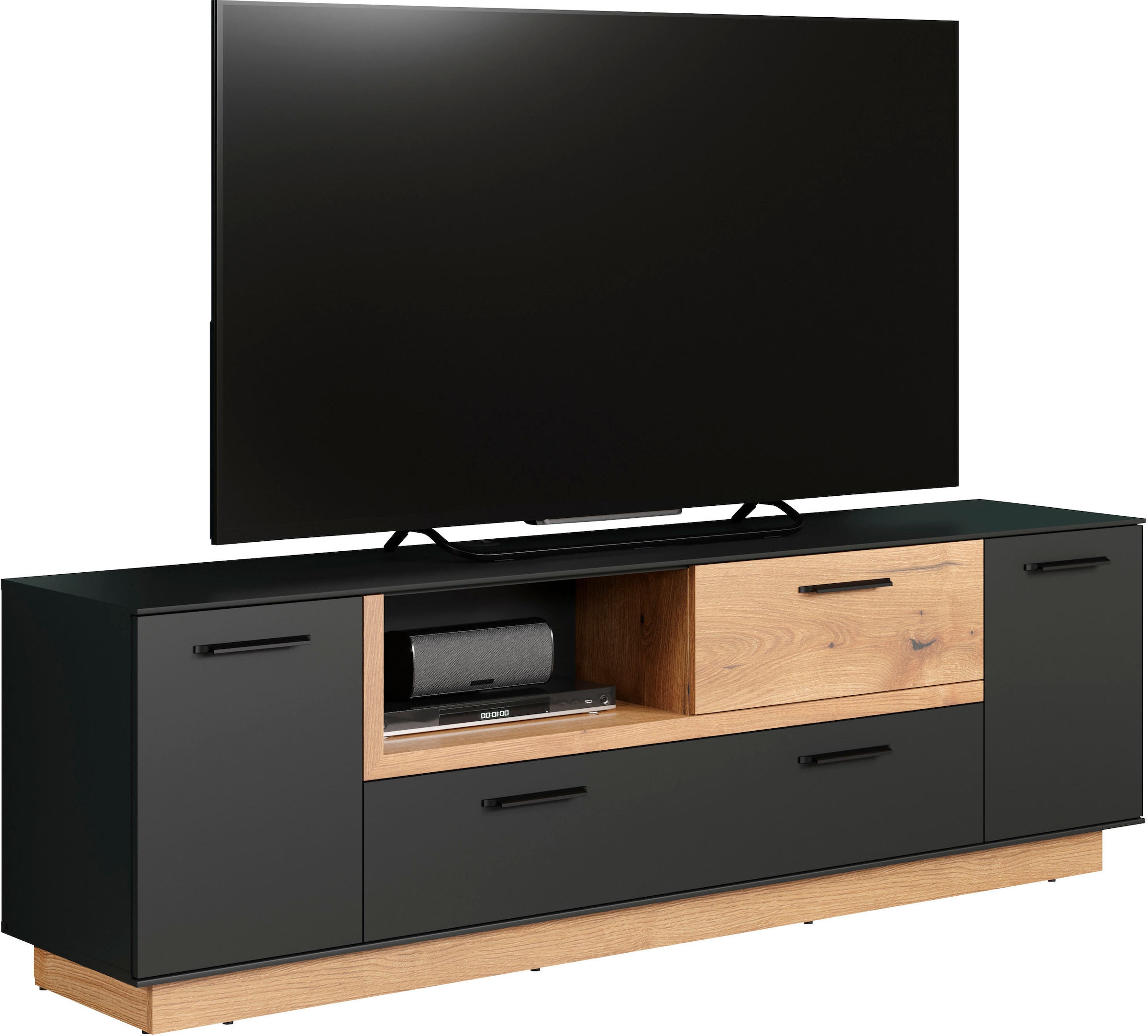 INOSIGN TV-Bank »Premont« 1 Stk. tlg. Eleganter, zweifarbiger TV-Schrank - Lowboard mit Soft-Close