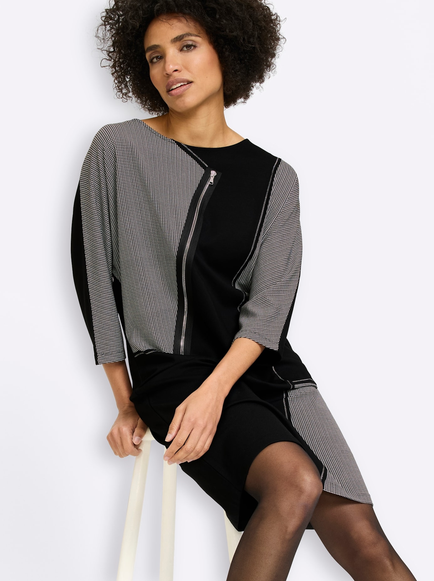 heine Druckkleid »Kleid« Eingrifftaschen