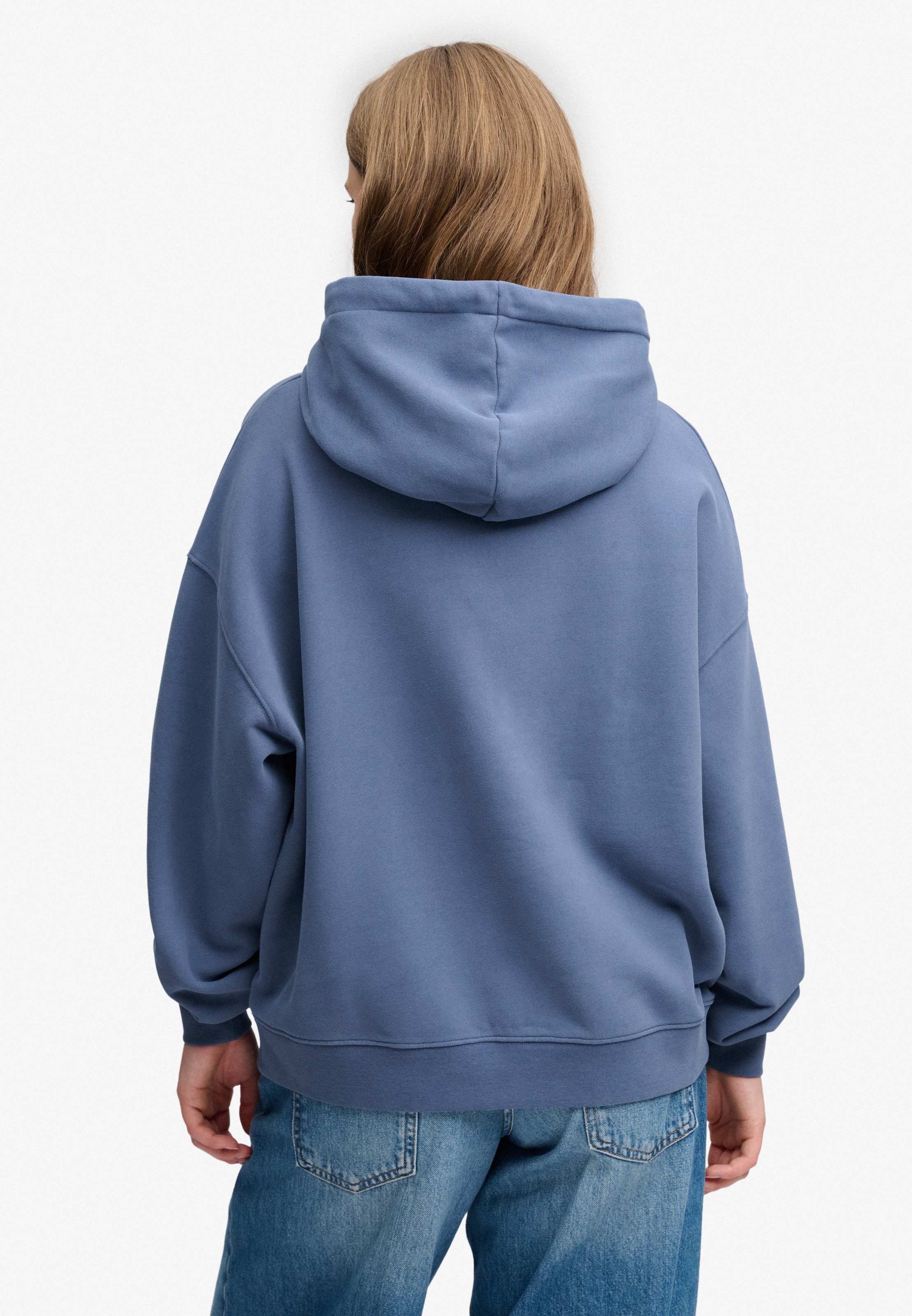 Superdry Kapuzensweatshirt »LUXE CASUAL RELAXED HOOD«, Baumwolle, oversize
