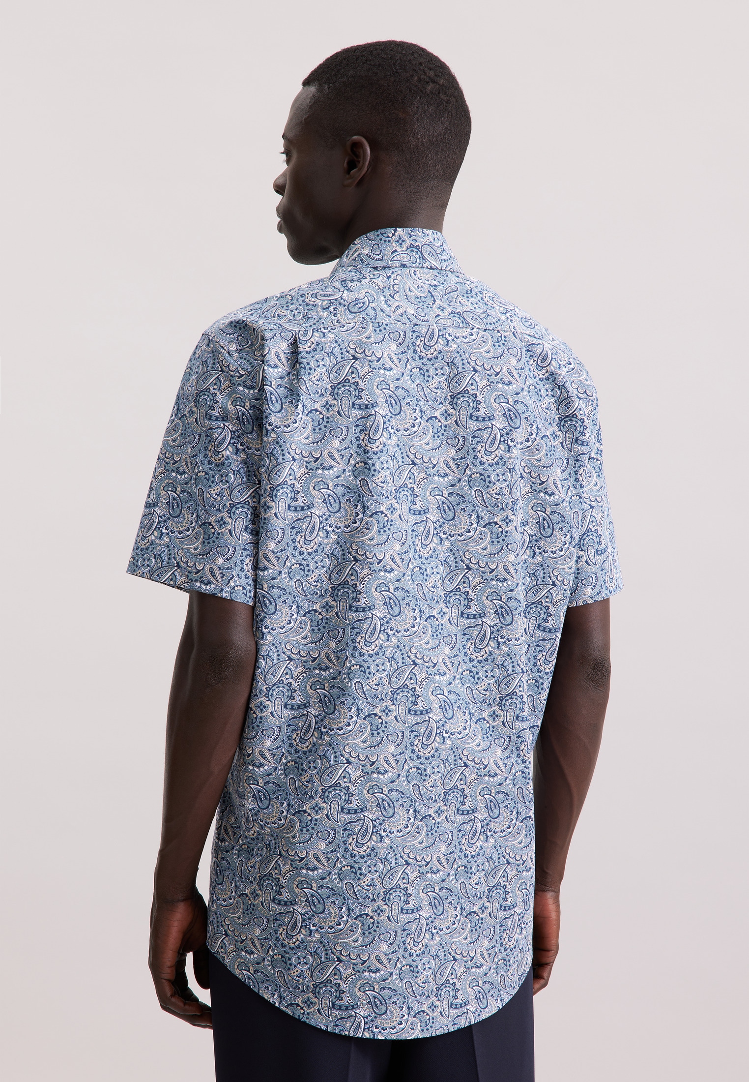 seidensticker Businesshemd »Regular« Regular 1/2 Kentkragen Druck