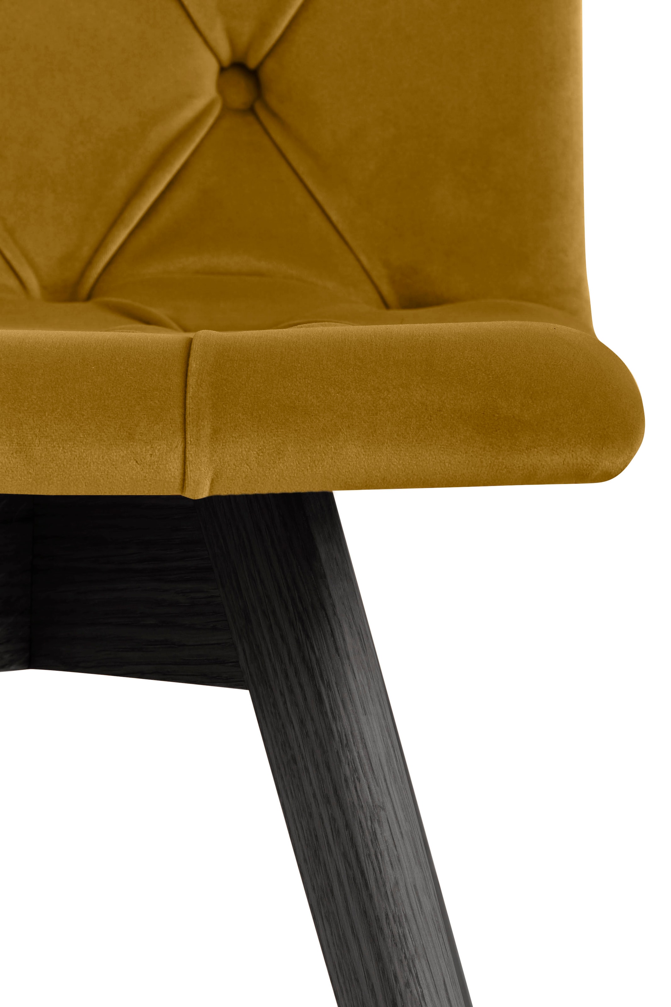 GOODproduct Chaise de salle à manger »Rania« (Set) 2 cuismit Massivholzbeinen