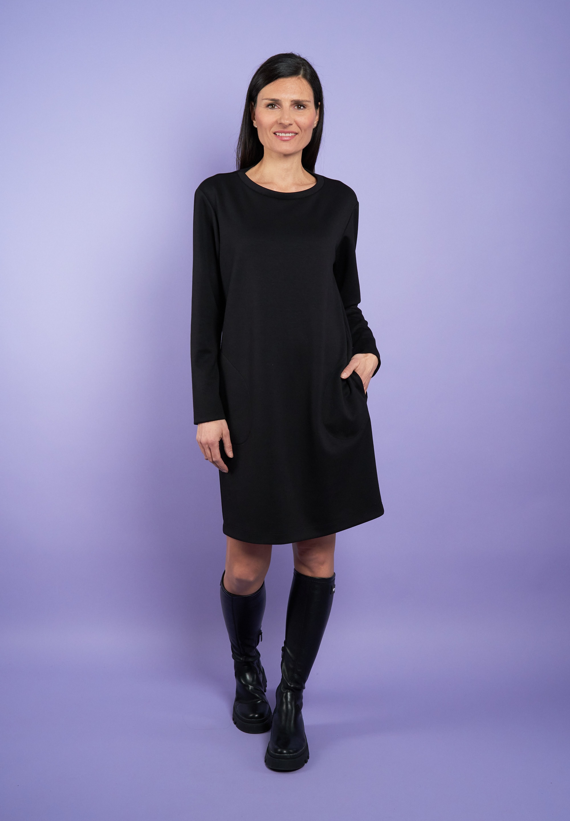 Seidel Moden Robe en sweat »Exklusiv bei OTTO« Poches pour les mains avec poches passe-mains et MADE IN GERMANY