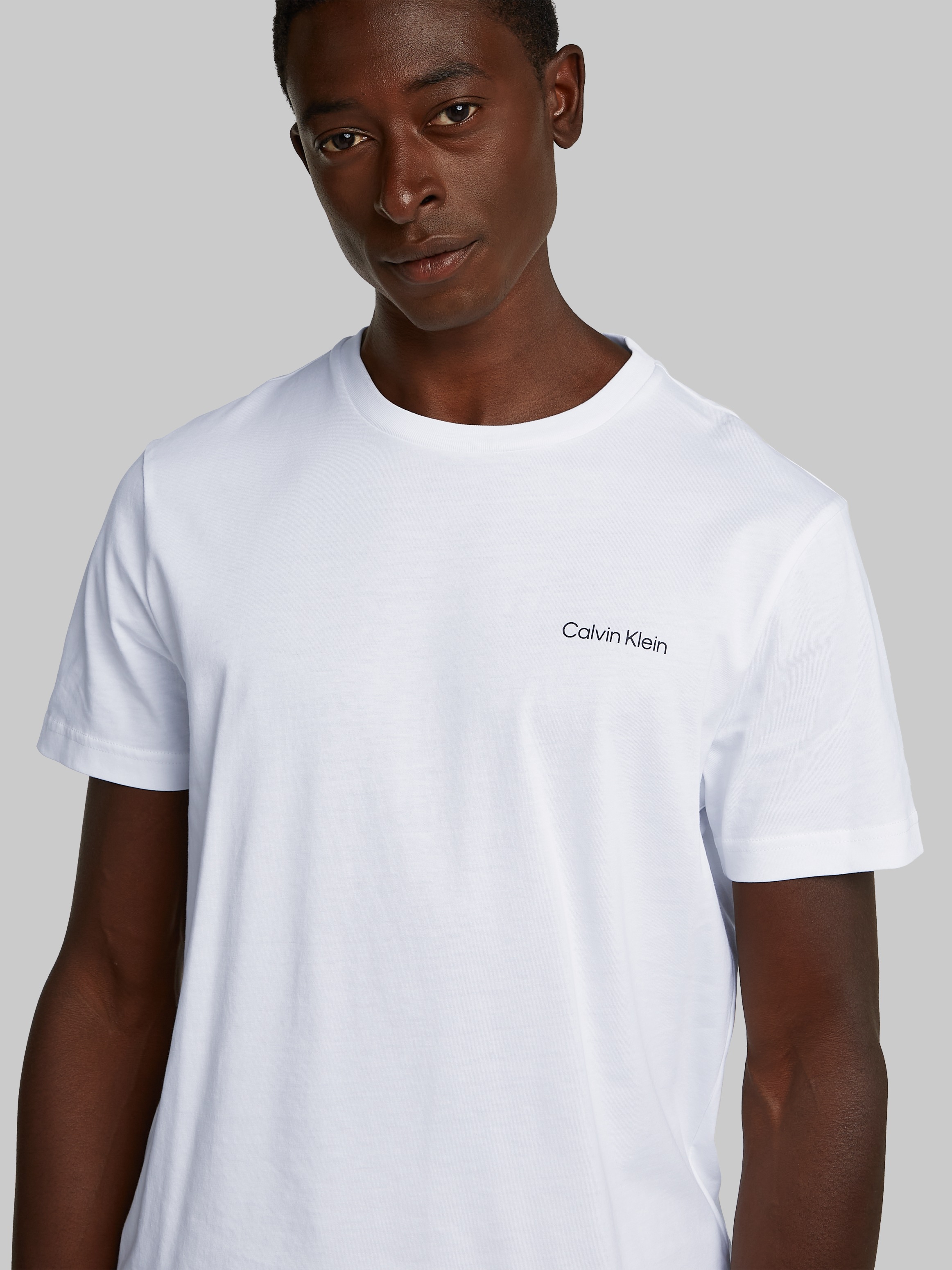 Calvin Klein T-shirt »CP-LINEAR BOX LOGO T-SHIRT« in Unifarbe