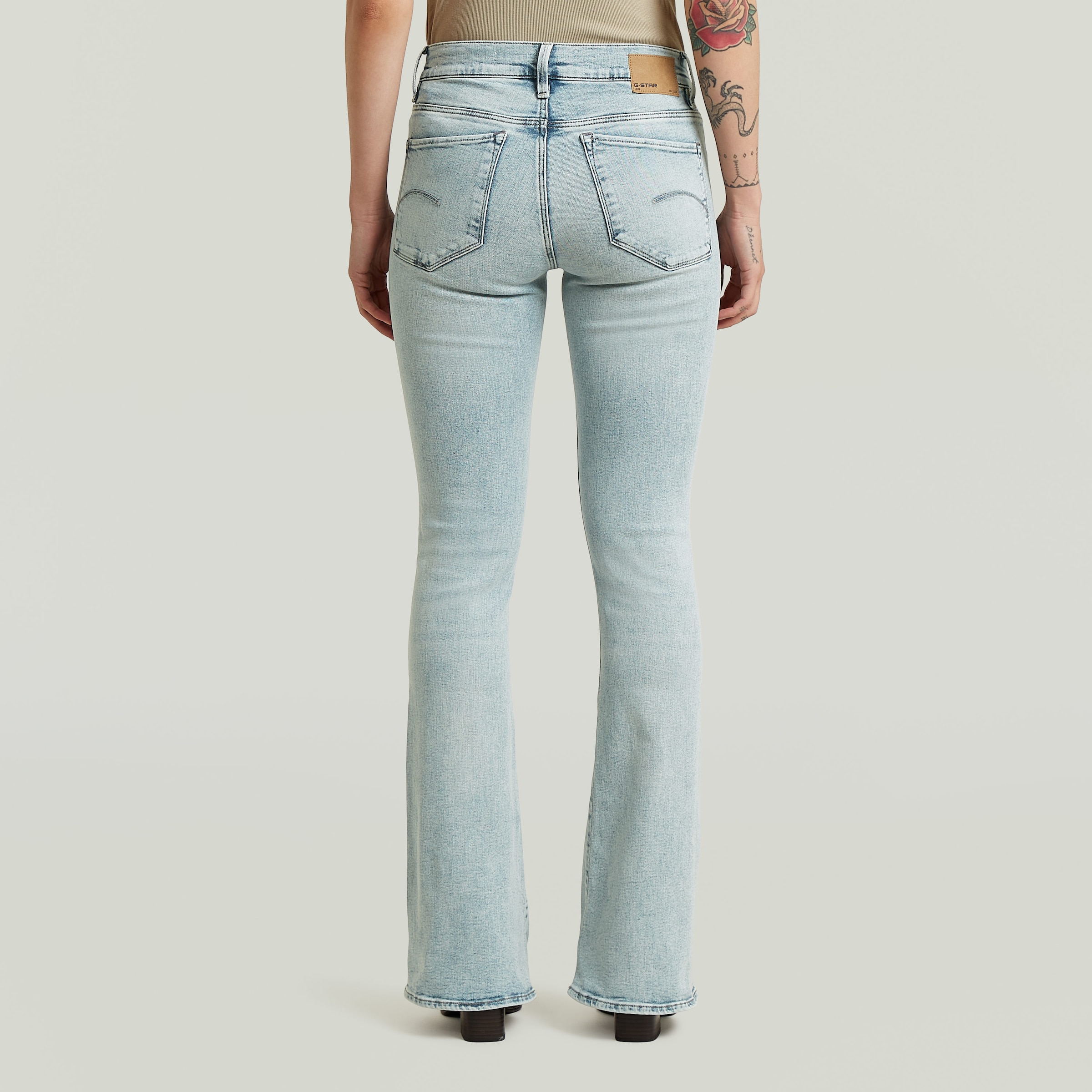 G-STAR Jeans bootcut »3301 Flare Wmn« en denim stretch