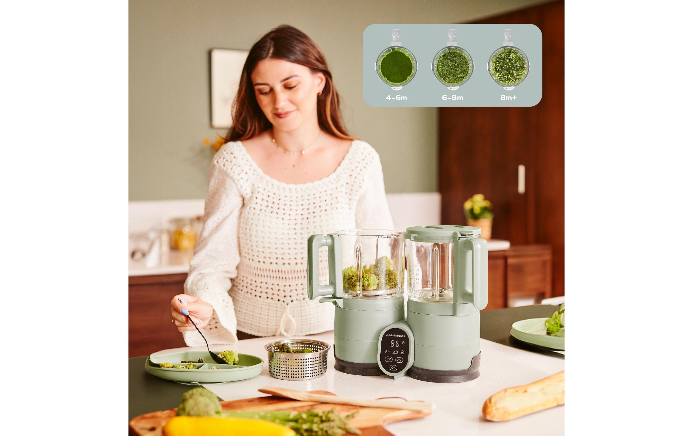 BABYMOOV Babynahrungszubereiter »Nutribaby Glass«