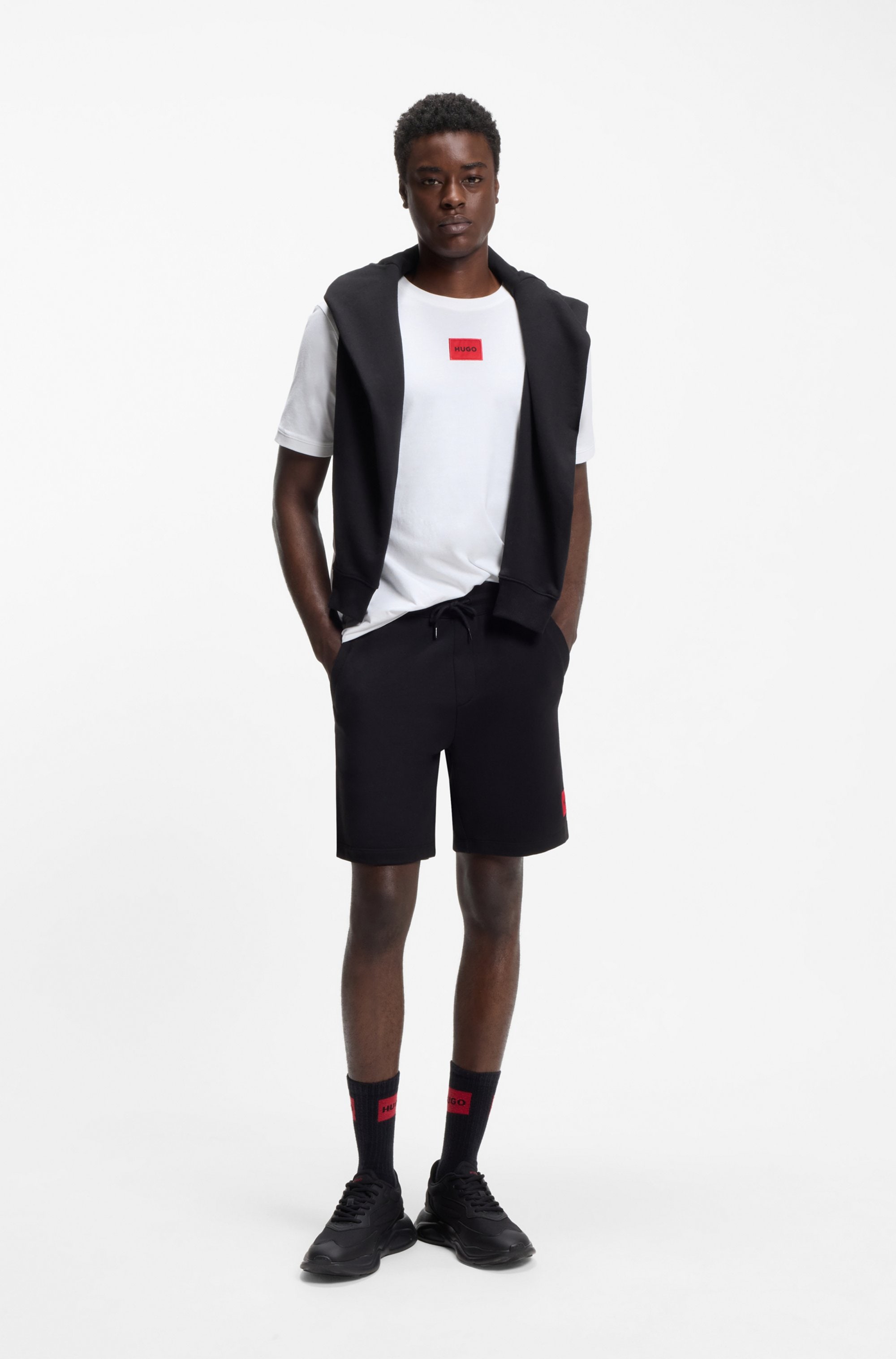 HUGO T-Shirt »Diragolino« Rundhalsausschnitt, Regular Fit, Logo-Label