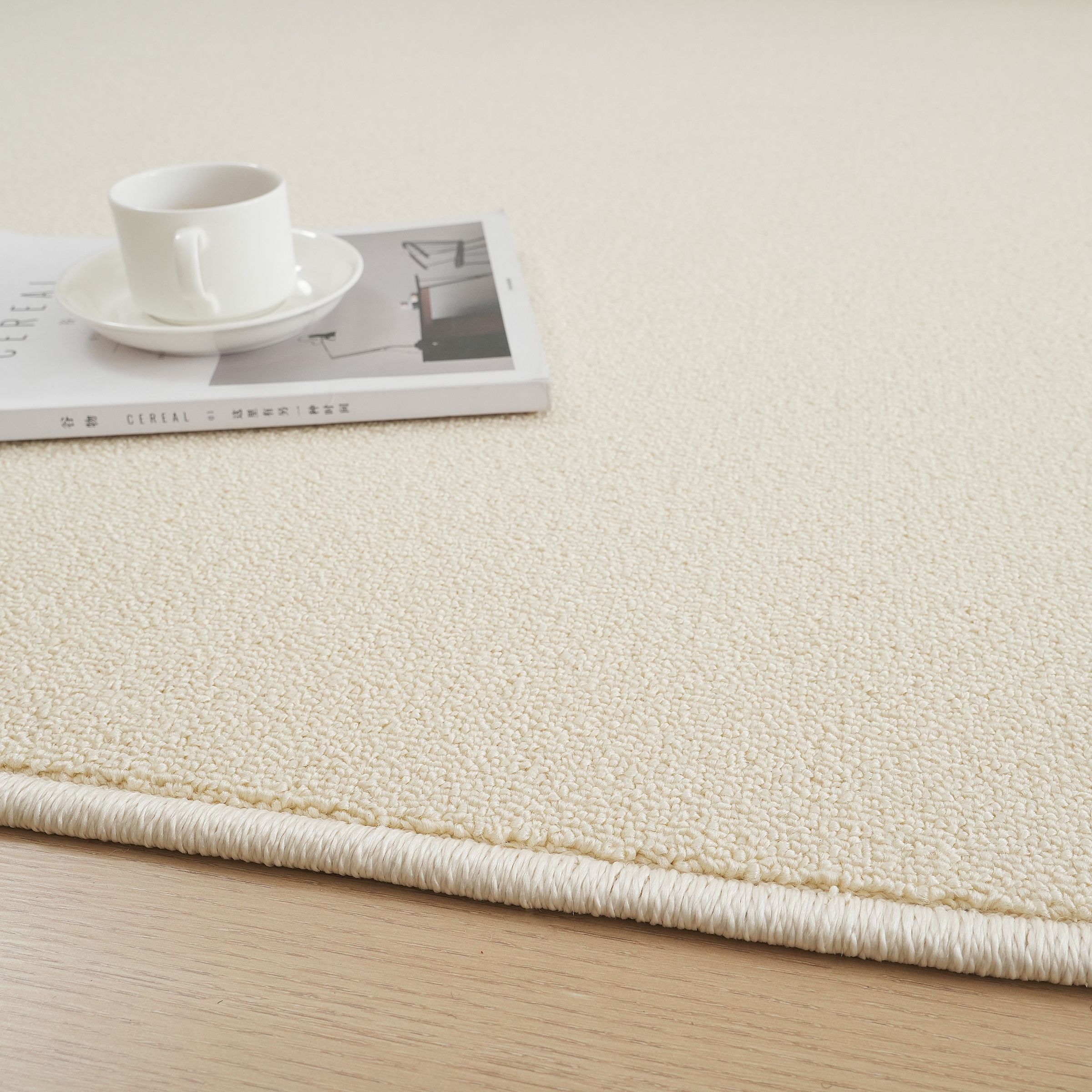 GOODproduct Teppich »Jola, Uni-Farben, besonders dichte Qualität, Boho« rechteckig 10 mm Höhe Wohnzimmer, Schlafzimmer, Flur, Kinderzimmer, wasserabweisend