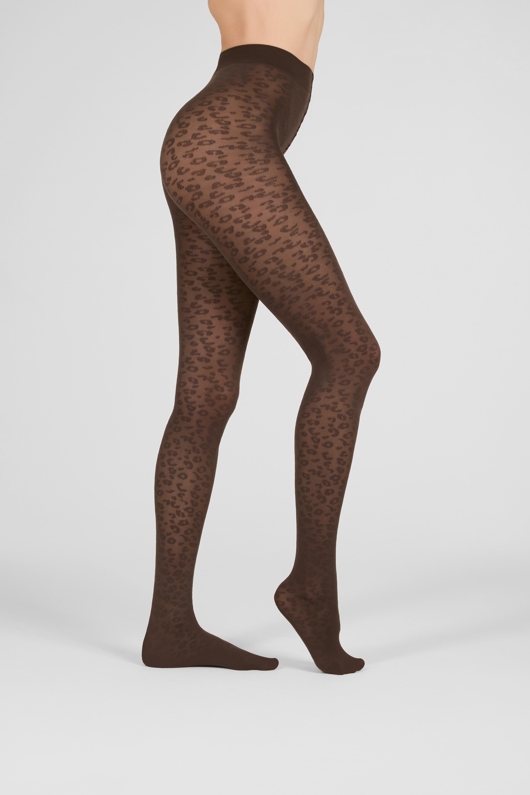 Camano Collants fins 50 DEN avec motif léopard