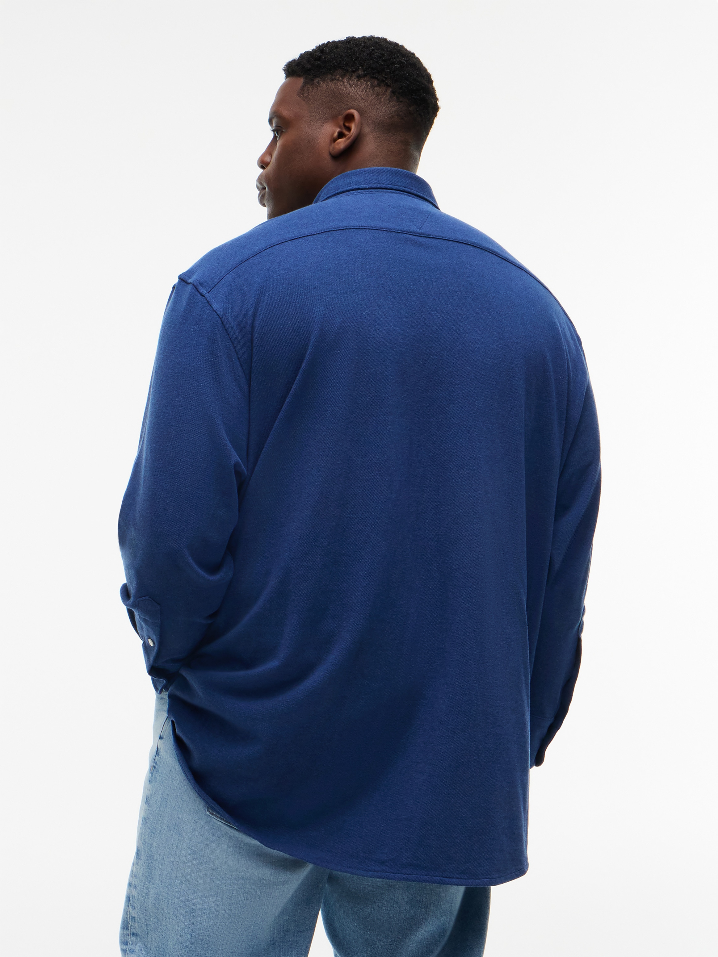 Tommy Hilfiger Big & Tall Langarmhemd »BT-KNIT PIQUE FEATHERWEIGHT SLIMFIT« Grosse Grössen