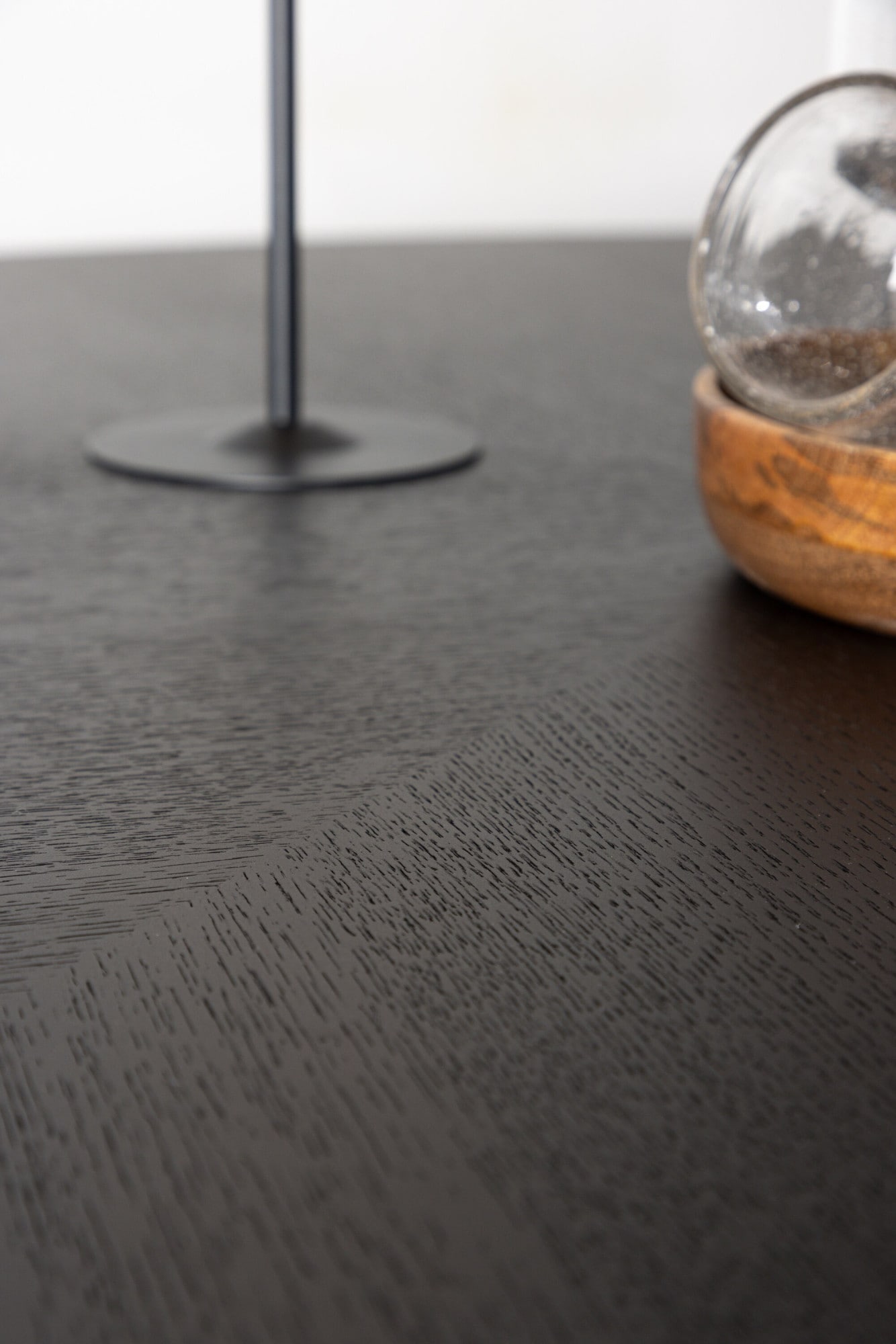 Venture Home Esstisch »Copenhagen, runder Esstisch in elegantem Schwarz, Ø 140 cm« Esszimmertisch, MDF, Holzfurnier-Optik, Metallgestell, rund, modern