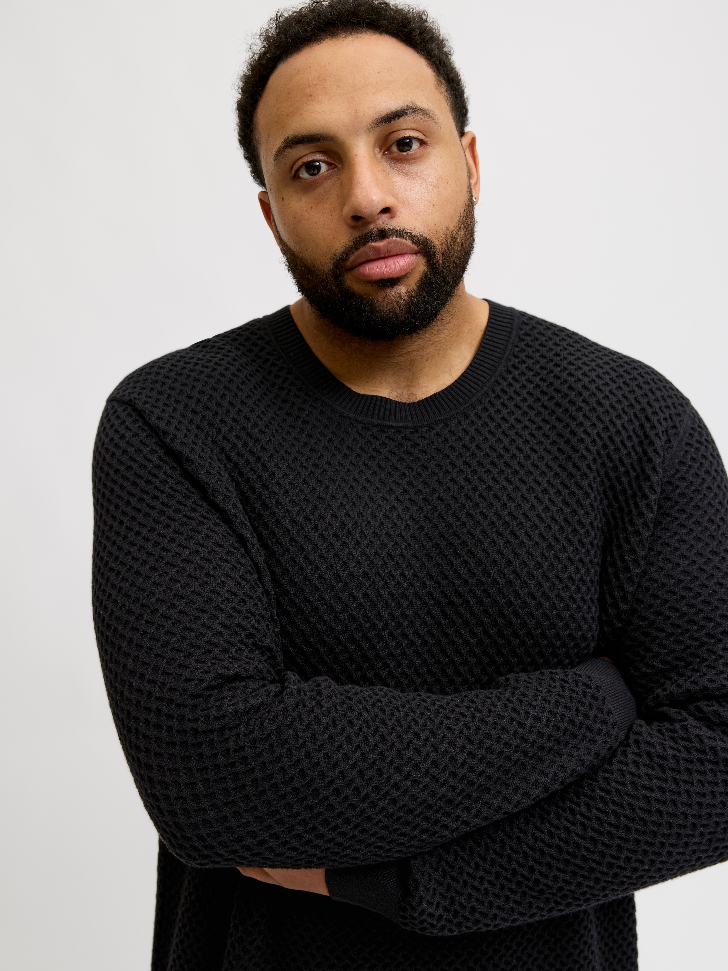 Jack & Jones PlusSize Pull en tricot »JPRBLUBARKLEY KNIT CREW NECK PLS«