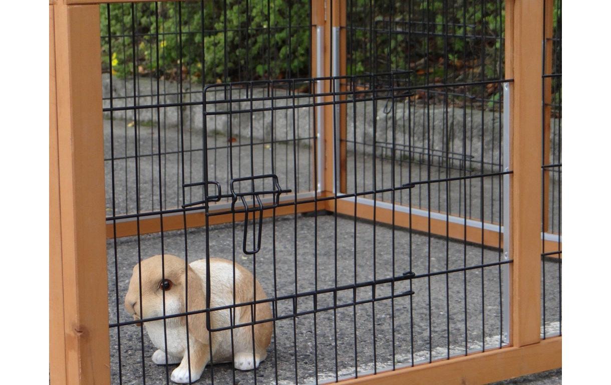   Enclos en plein air »Sanilu Filou 109 x 116 x 48 cm« Auslaufgehege für Nager und Geflügel