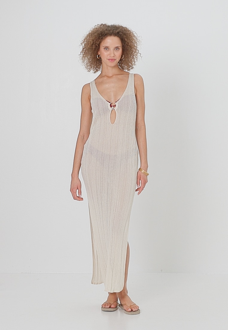 LSCN by LASCANA Robe de plage Robe midi, robe en tricot