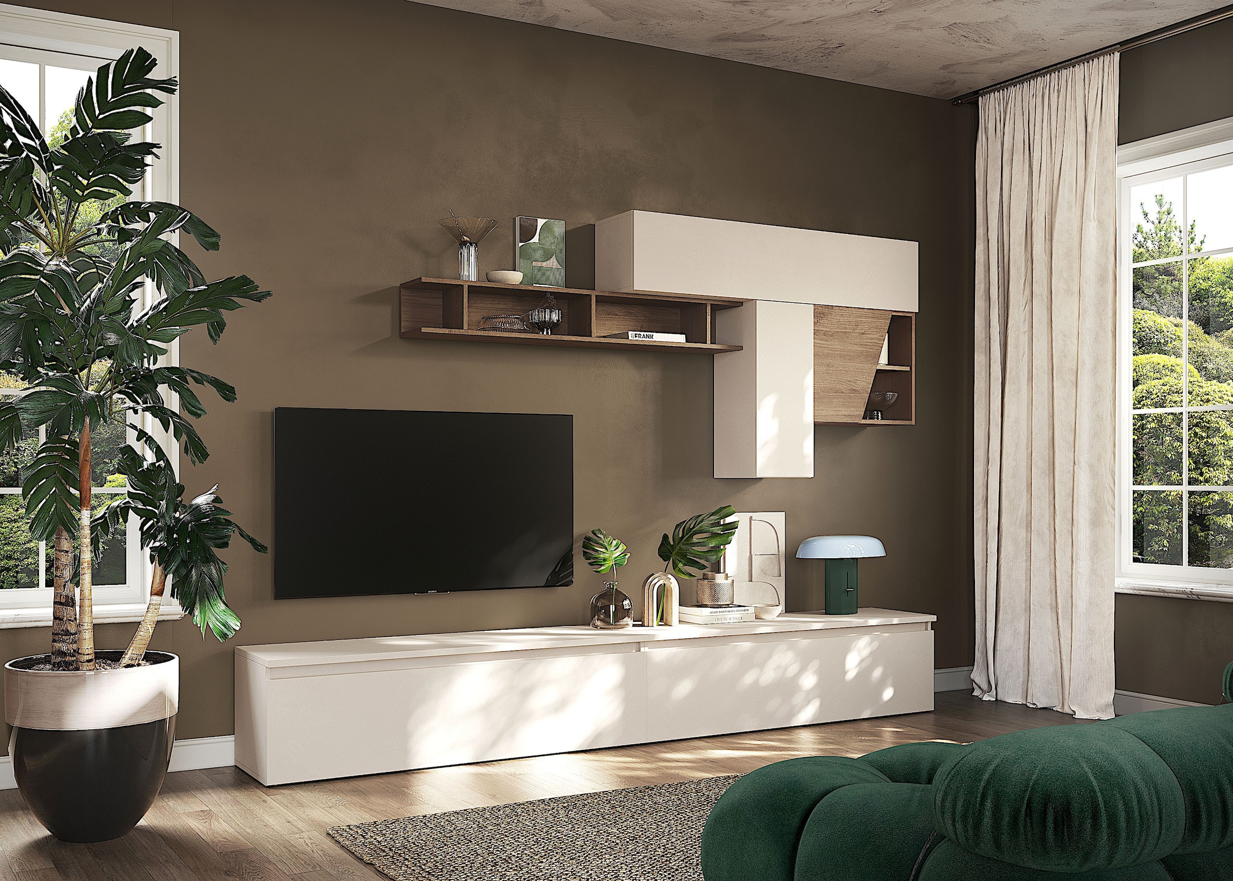 INOSIGN Meuble mural »Infinity, 6tlg. Breite 276 cm, moderne Mediawand« 6 cuis tlg.