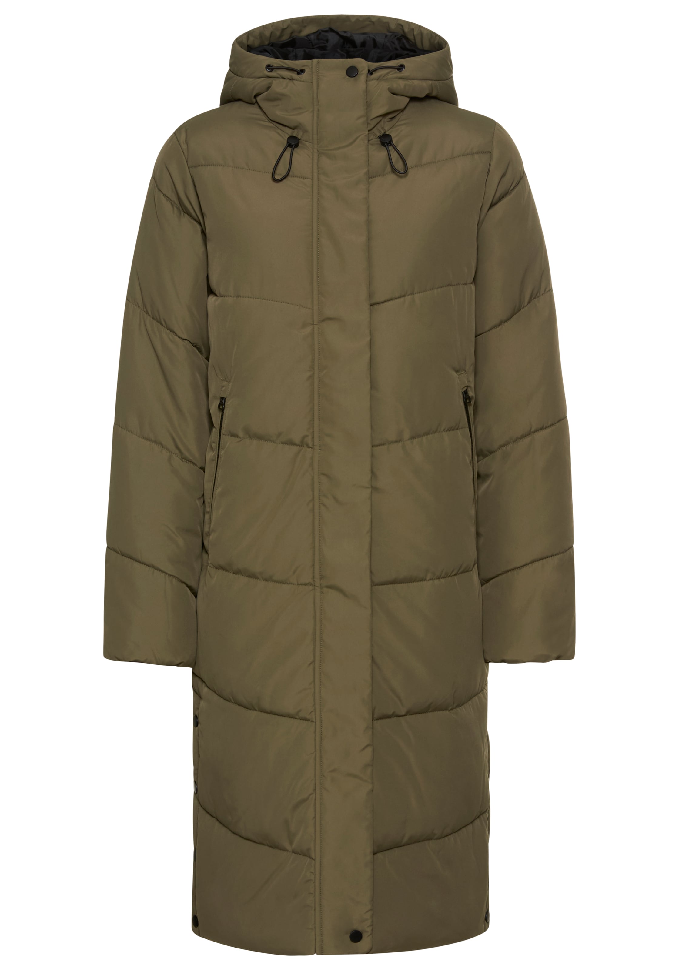 ONLY Manteau matelassé »ONLMEGAN LIFE LONG PUFFER COAT CS OTW« verdeckter Zipper, Reissverschlusstaschen, winddicht