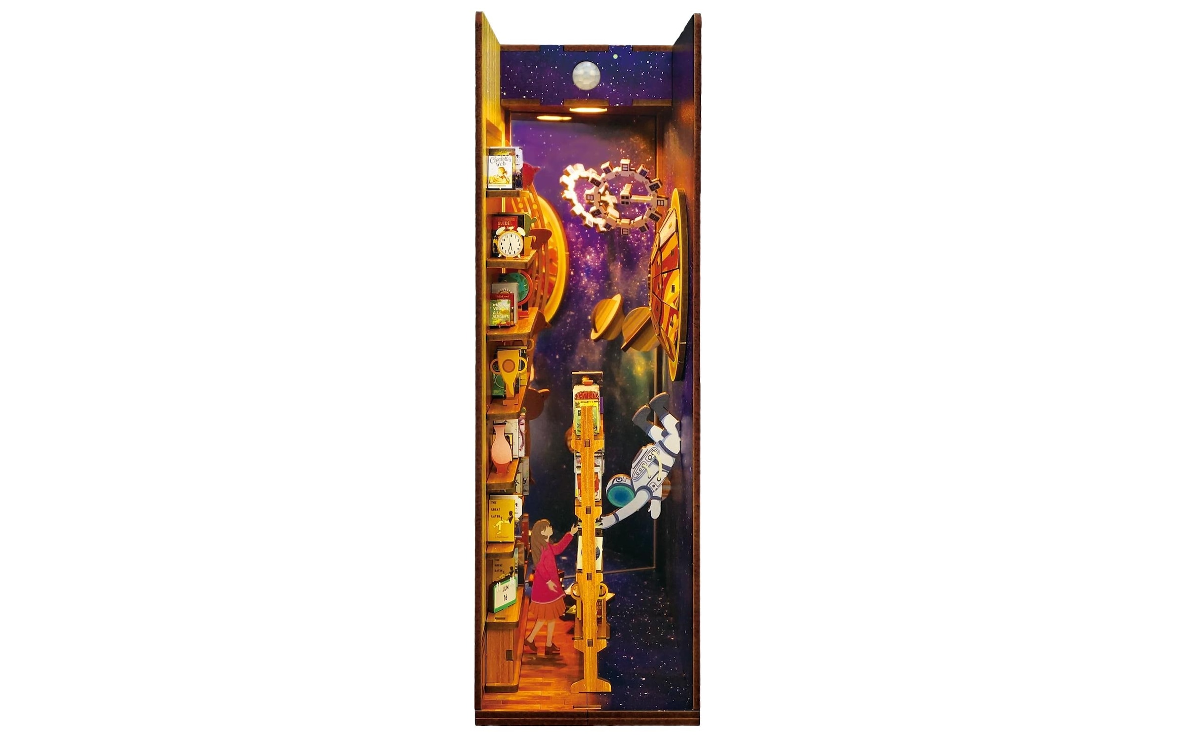   Modellbausatz »Tonecheer Book Nook Interstellar« 247 Stk. tlg.