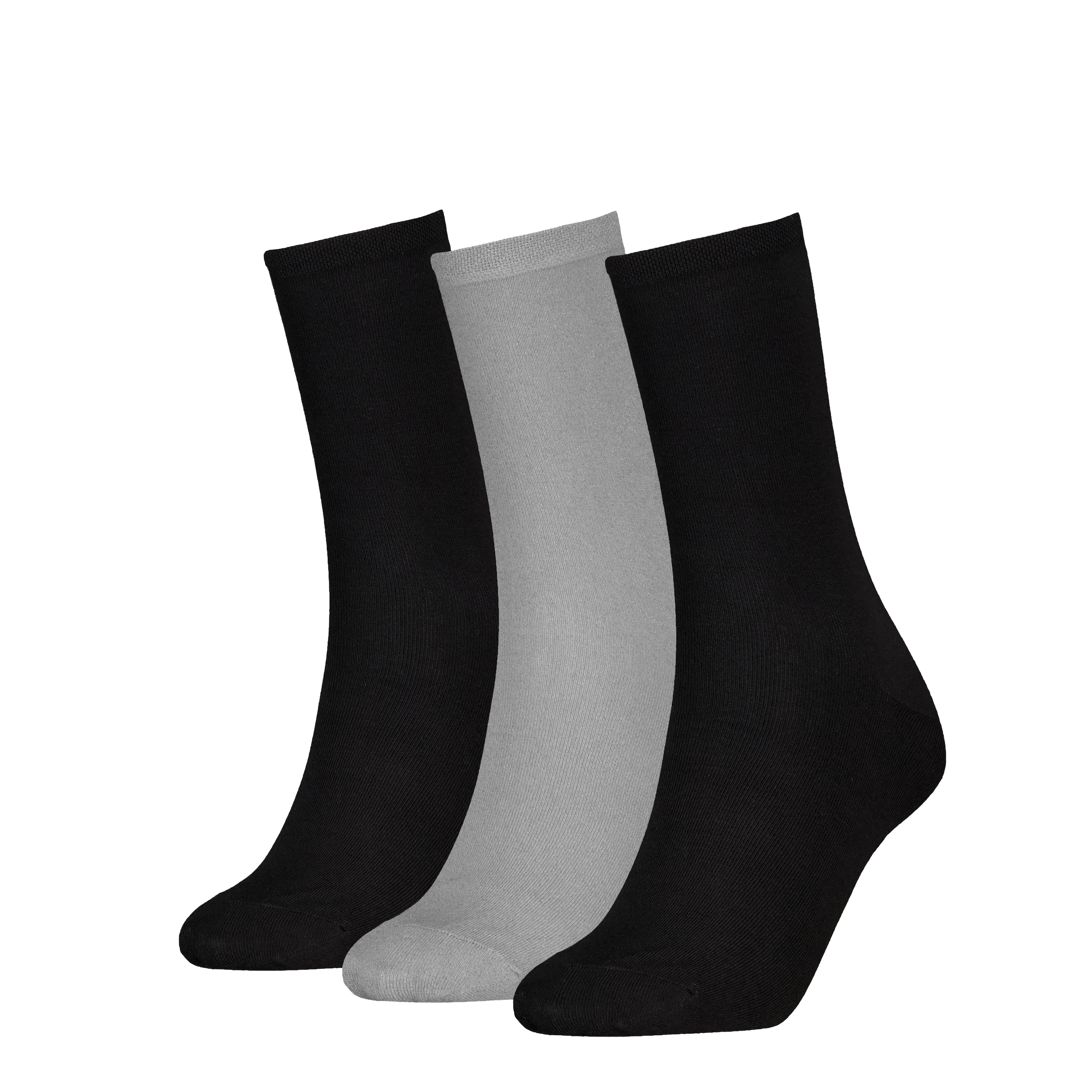 Calvin Klein Chaussettes »CK WOMEN SOCK 3P GIFTBOX LUREX STRIPE« 3er Pack, 