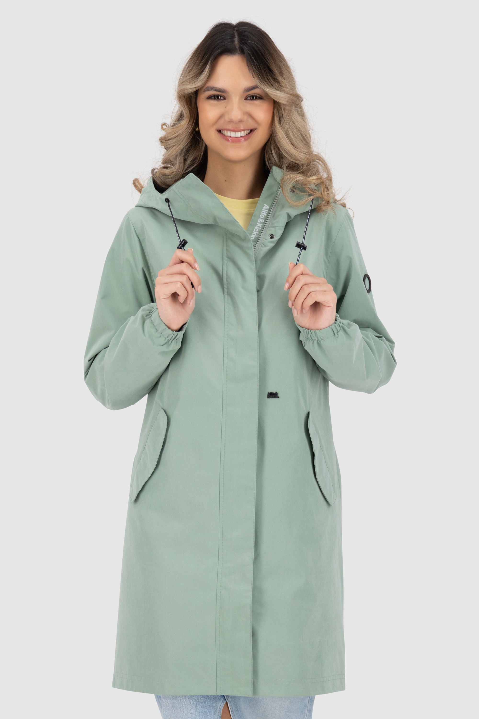 Alife & Kickin Parka »FrizziAKA« mit Kapuze mit Kapuze und Klappentaschen