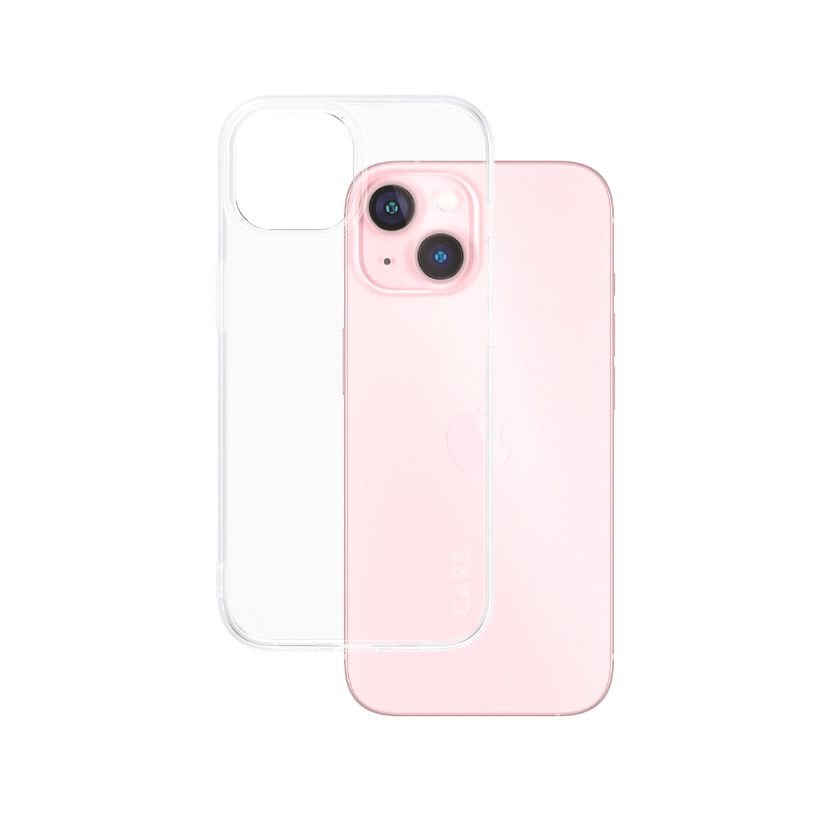 CARE by PanzerGlass Housse pour téléphone portable »Slim X-Ray Case für Apple iPhone 15 Fashion X-Ray Soft« Backcover, Schutzhülle, Handyschutzhülle, Case, Schutzcase, stossfest