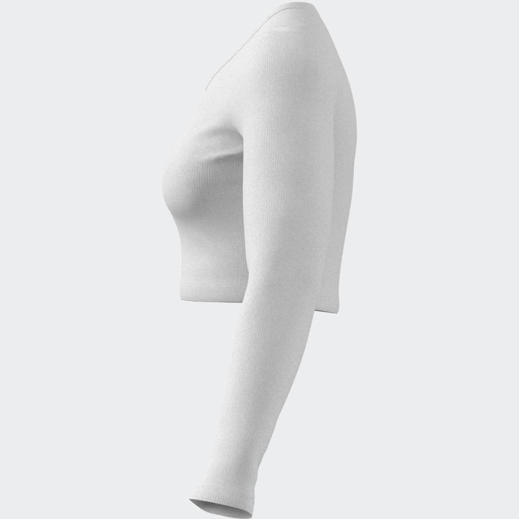 adidas Originals Langarmshirt »ESS CROP LS«