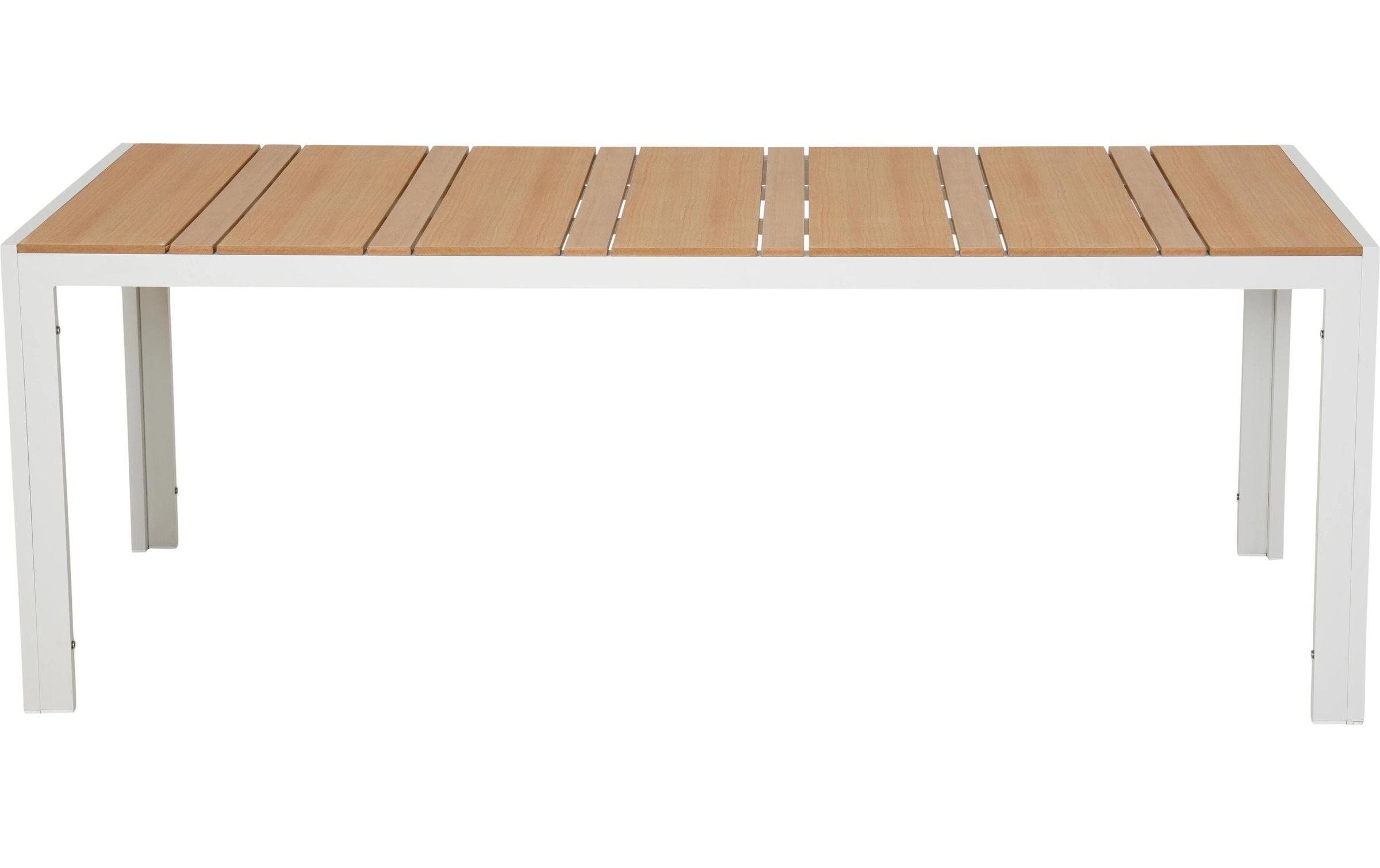 Schou Gartentisch »Noah 205 x 90cm« Robuster Gartentisch mit Metallgestell und Teakholztischplatte