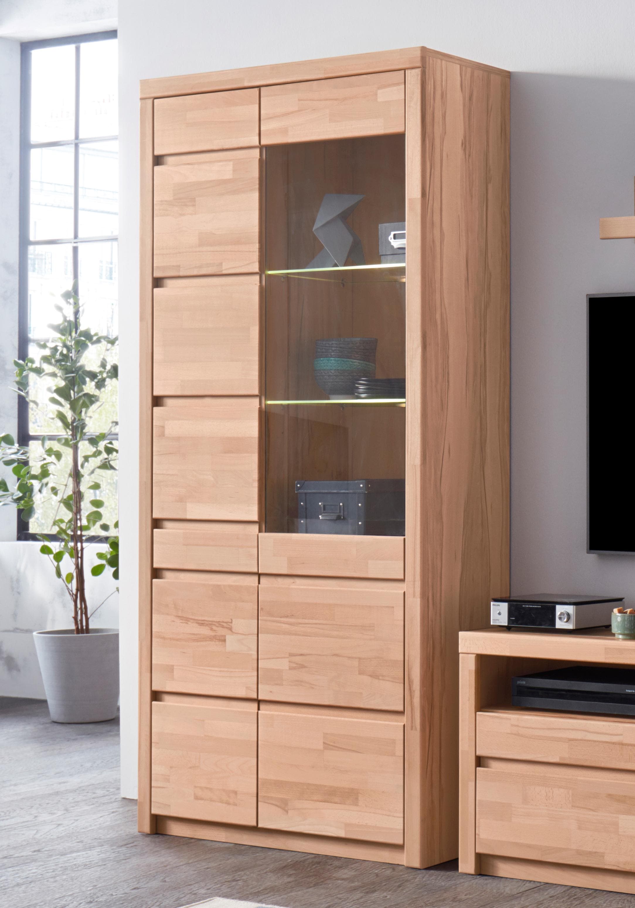 Home affaire Vitrine »Silkeborg« Höhe, 125 cm