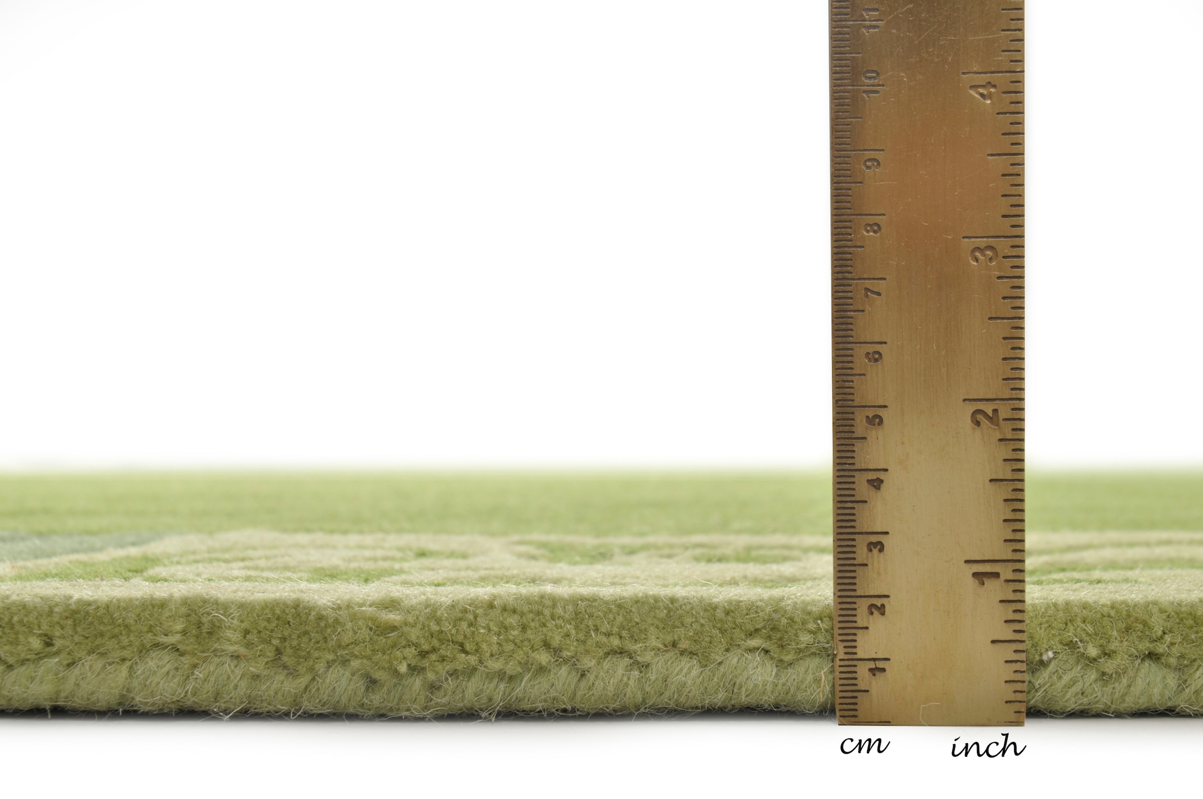 THEKO Wollteppich »Ambadi« rund 14 mm Höhe reine Schurwolle, handgetuftet, mit Bordüre, modern