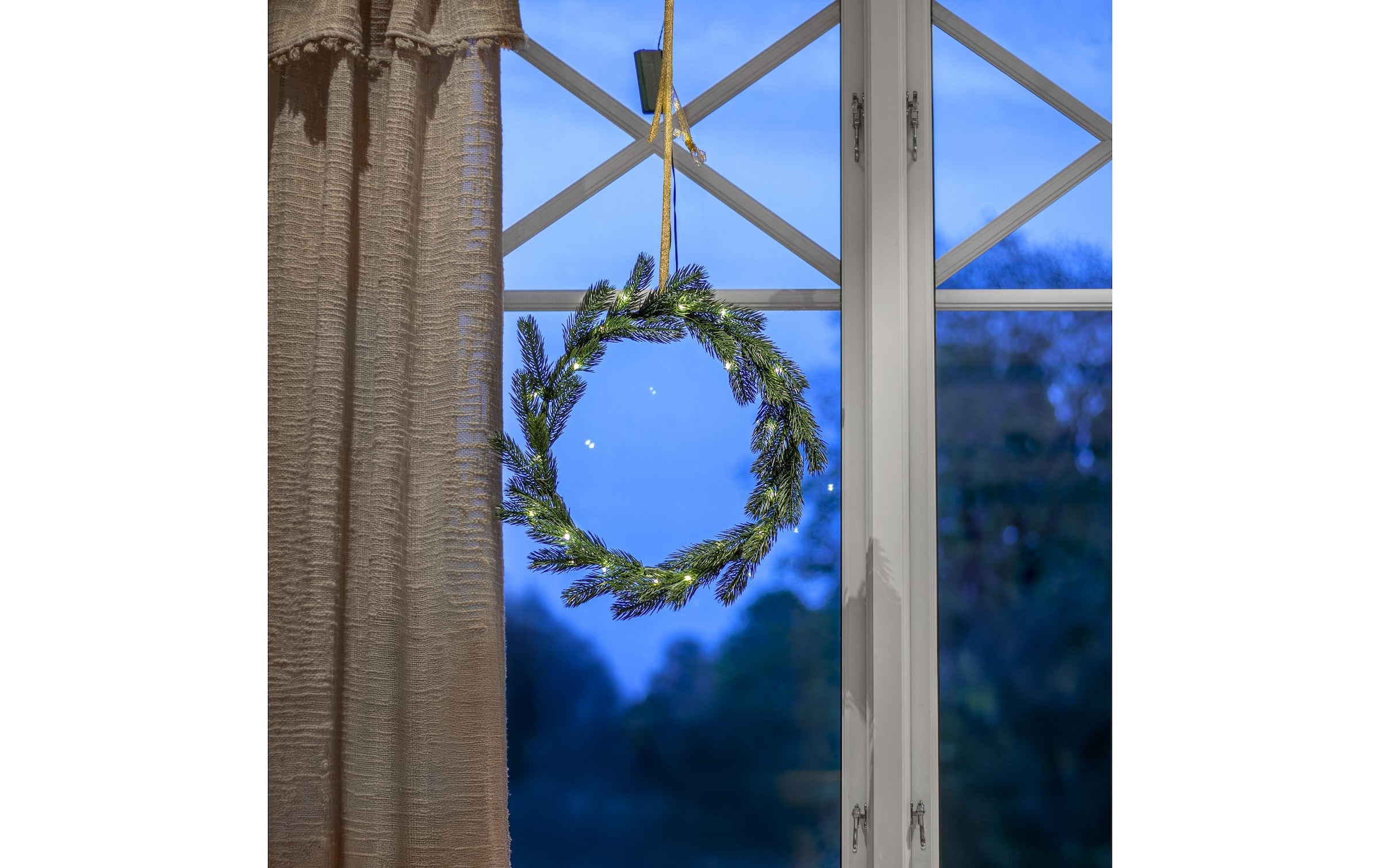   Arbre de Noël artificiel »Star Trading Kranz Netty Indoor, 35.00 cm Höhe«
