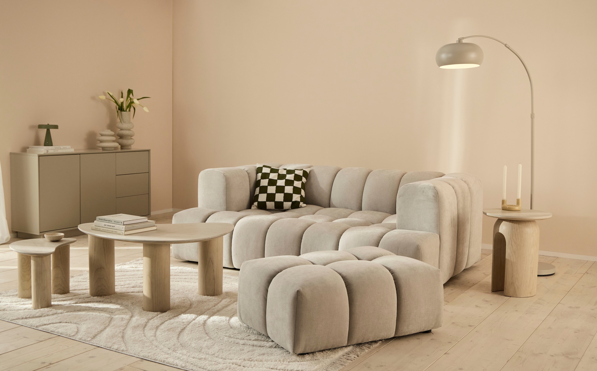 homsy by Ana Johnson Tischvase »Floriva, 21x20cm, strukturierte, matte Oberfläche« hochwertige Keramik aus einer traditionellen Manufaktur,Made in Europe