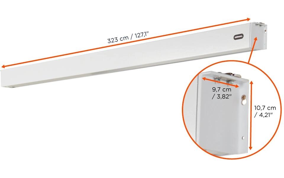 Celexon Motorleinwand »Batterie V2.0 Motor Pro Plus 300x169 cm«