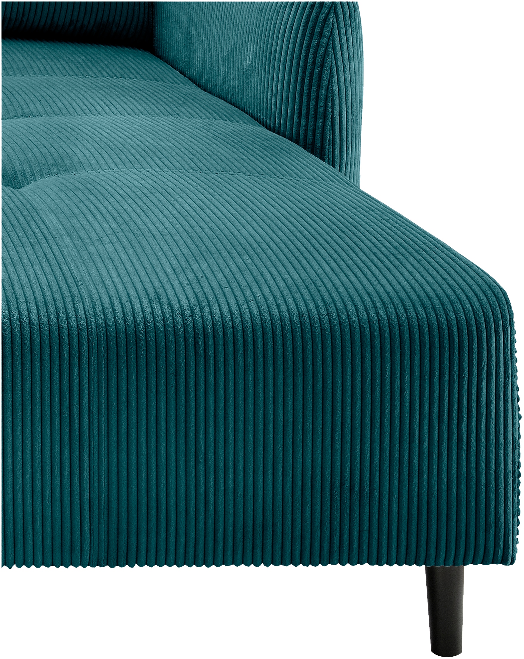 Home affaire Ecksofa »Mara, L-Form, aktueller Cord Bezug und tolle Farben, schmale Armlehnen« whlw. mit Bettfunktion,Recamiere links/rechts montierbar, Breite 238cm