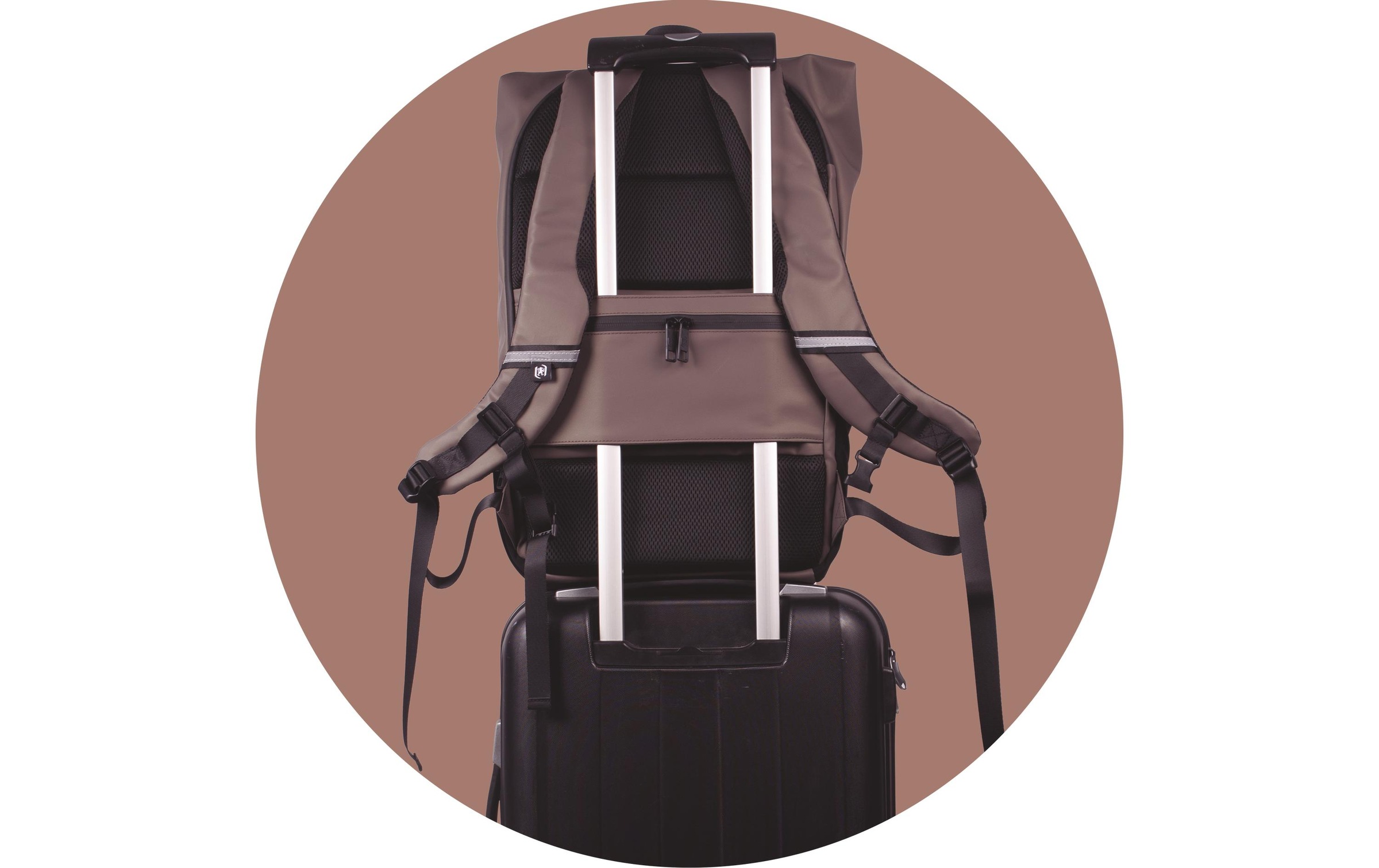 OXFORD Laptoprucksack »Identity Roll Top 24 l«