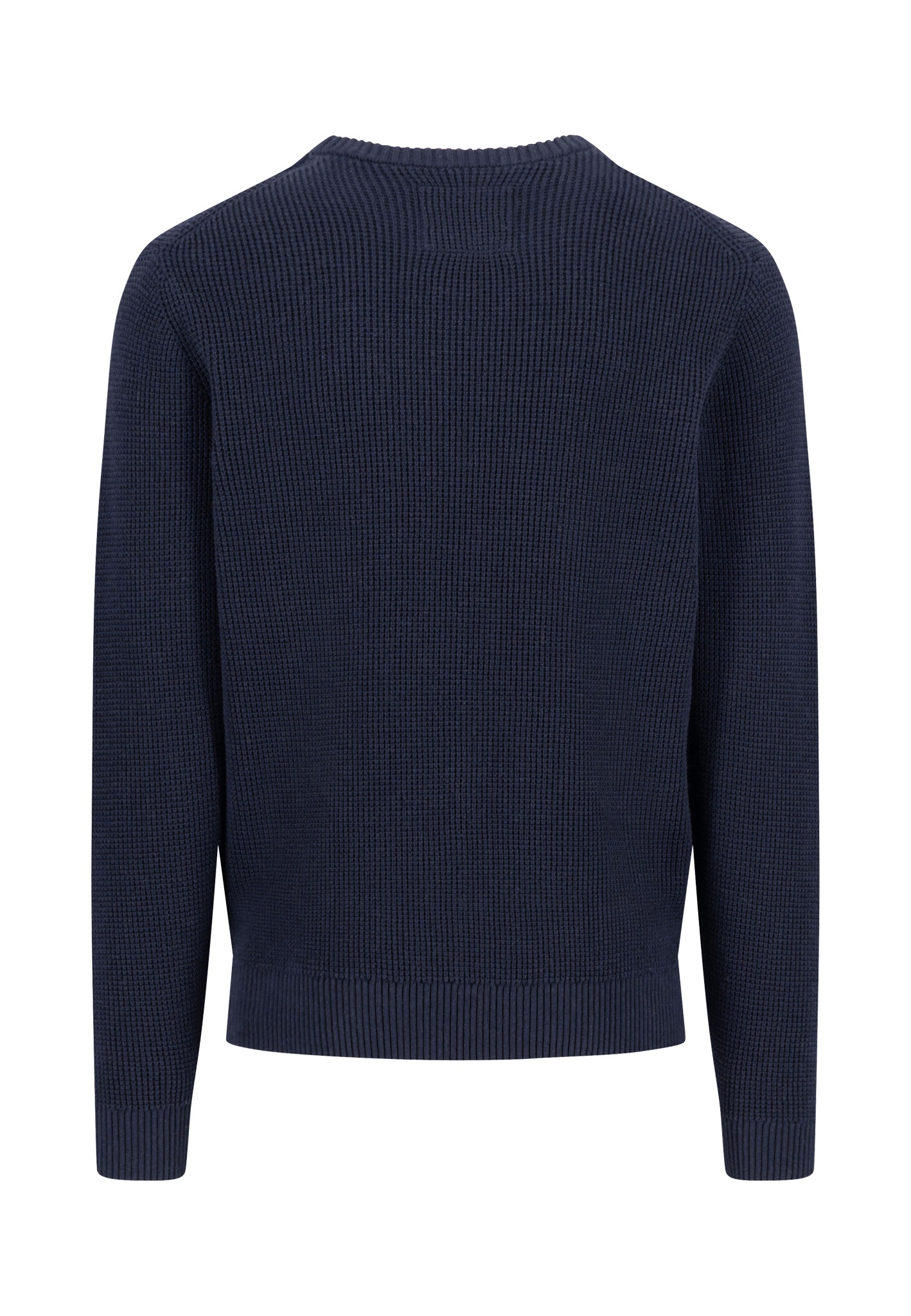 FYNCH-HATTON Strickpullover aus Baumwolle, normale Passform, hüftbedeckende Länge