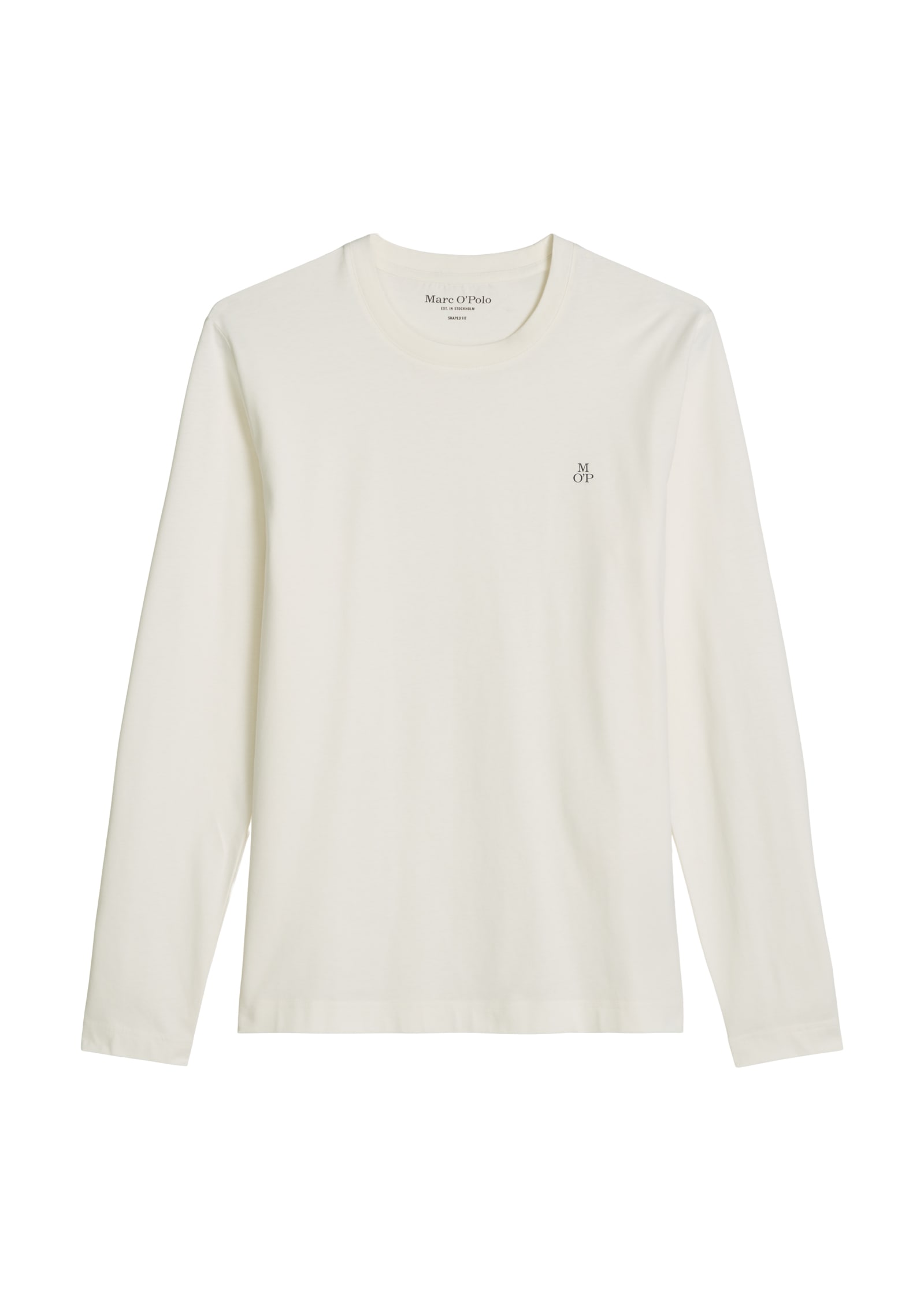 Marc O'Polo Longsleeve shaped aus reiner Bio-Baumwolle