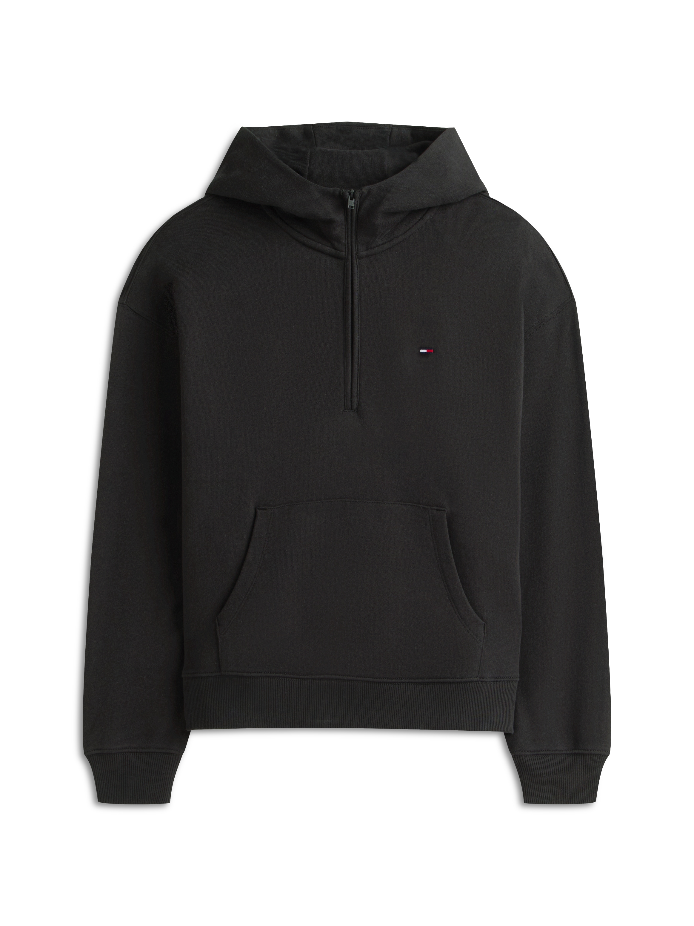 Tommy Jeans Sweat à capuche »TJW BXY S-FLAG 1/4 ZIP HOODIE«
