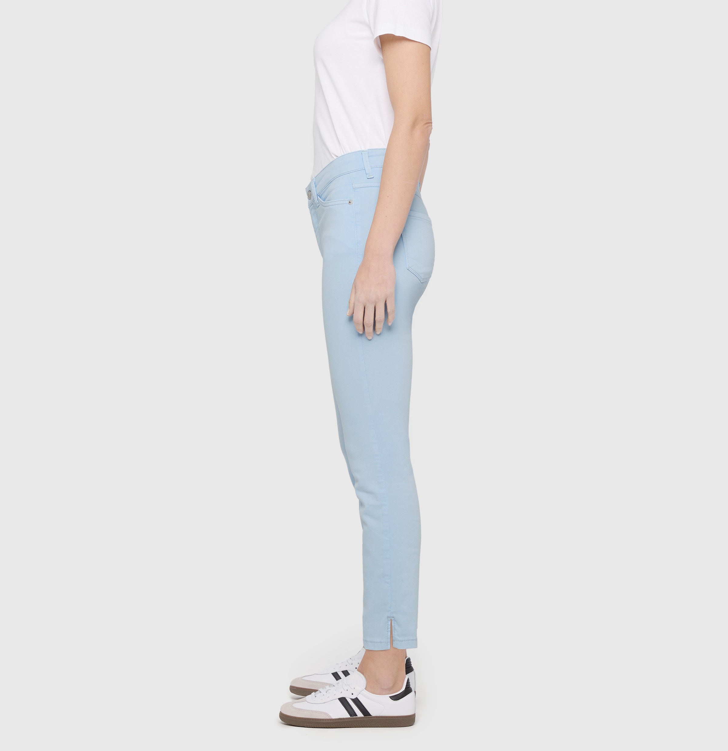 MAC Jeans 7/8 »Dream Summer« raccourci avec fente à l'ourlet