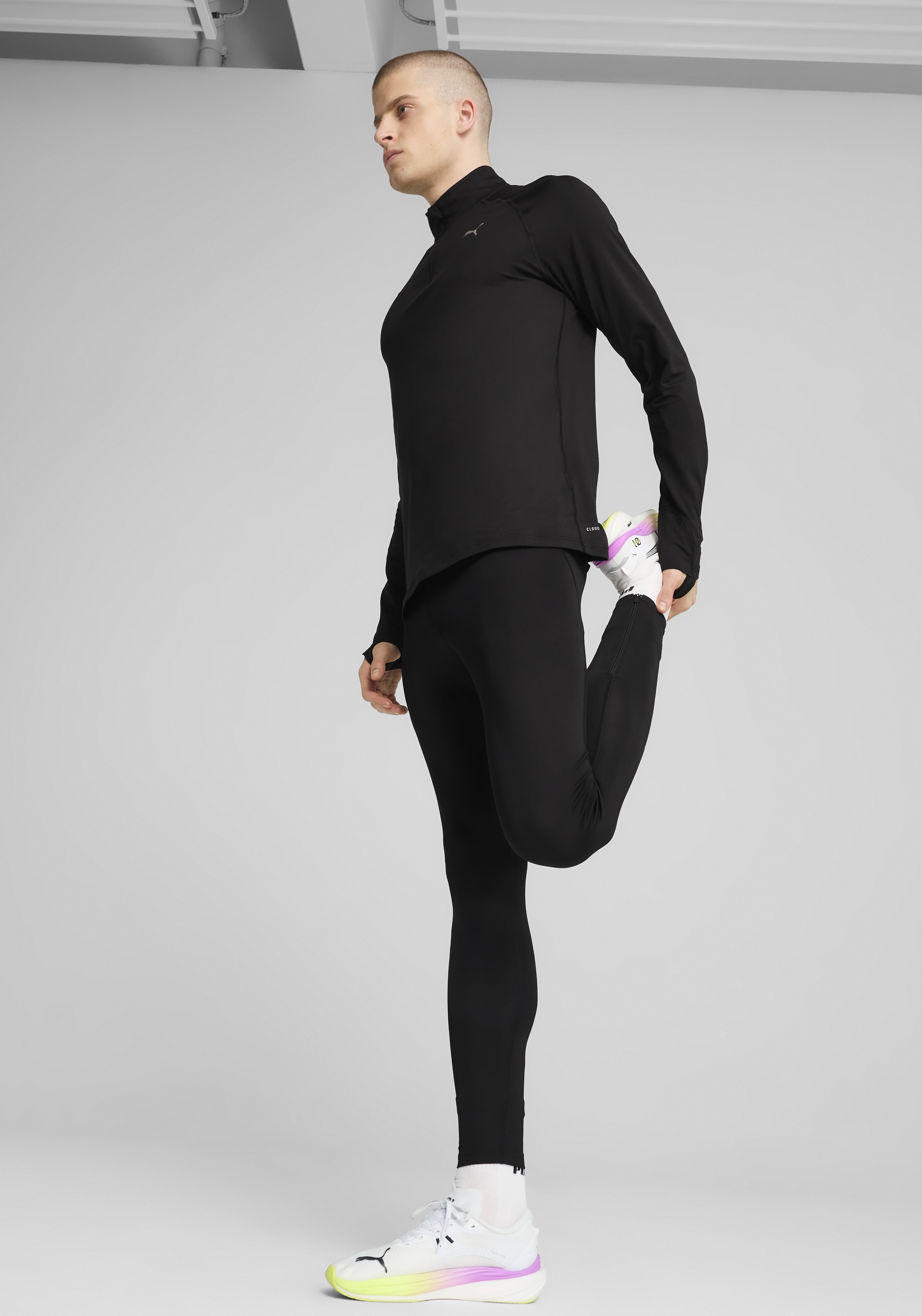 PUMA Laufshirt »M RUN VELOCITY CLOUDSPUN 14 ZIP« Regular Fit, mit 1/4 Reissverschluss, mit DryCELL-Technologie