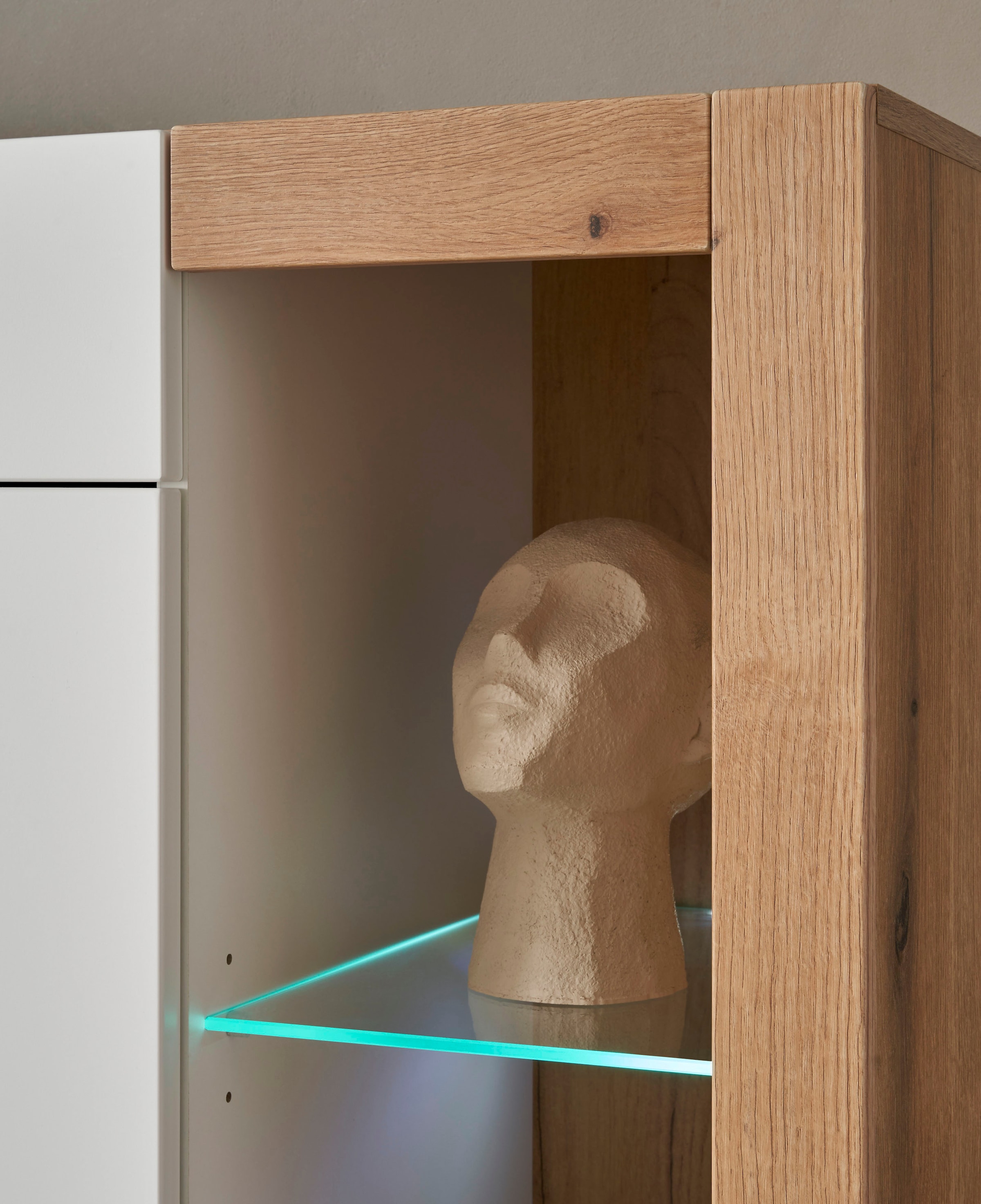 Home affaire Sideboard »Brixen, moderne Kommode, Stauraumelement in Eiche Evoke Dekor« Metallgriffe, ausreichend Stauraum, vielseitig einsetzbar