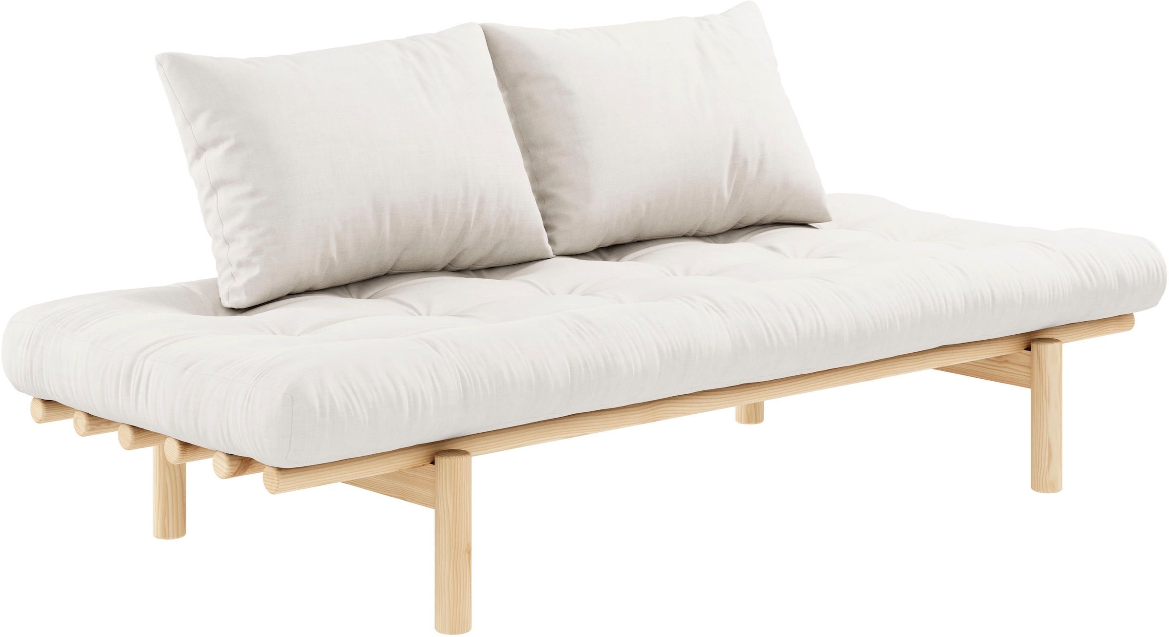 Karup Design Daybett »Pace« Set, 2 Stk. tlg. aus massiven Kiefernholz, inkl. Futonmatratze