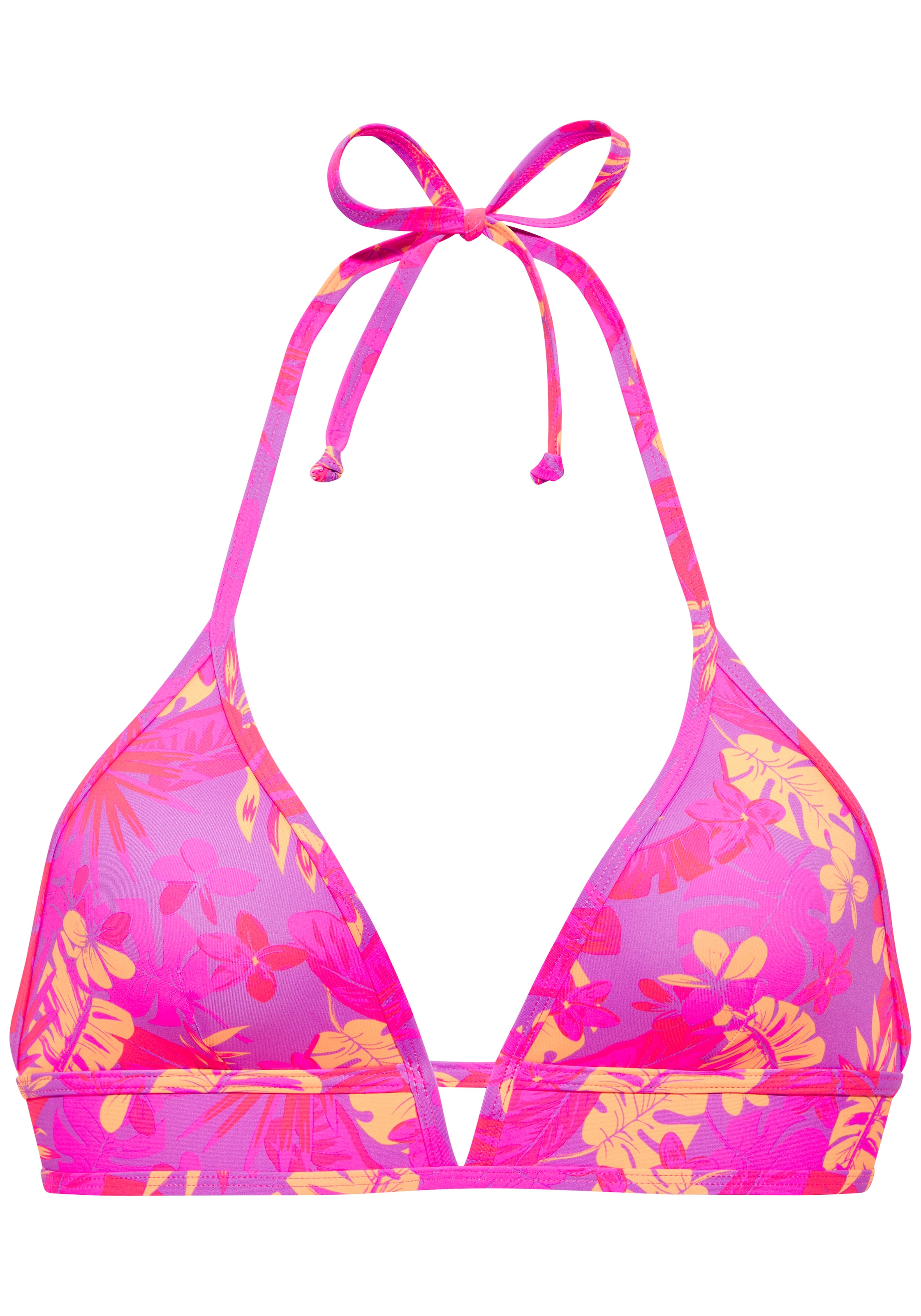 Venice Beach Top bikini triangle »Kaitlyn« avec imprimé floral intégral