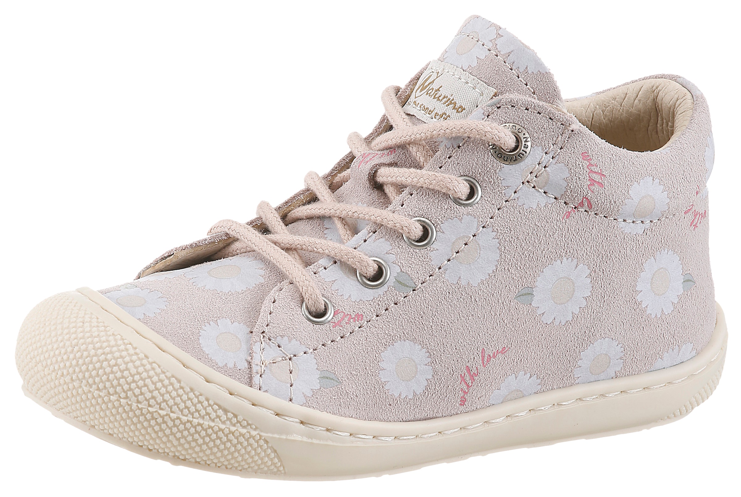 Naturino Lauflernschuh »COCOON SUEDE«  Babyschuh mit Print, Grössenschablone zum Download