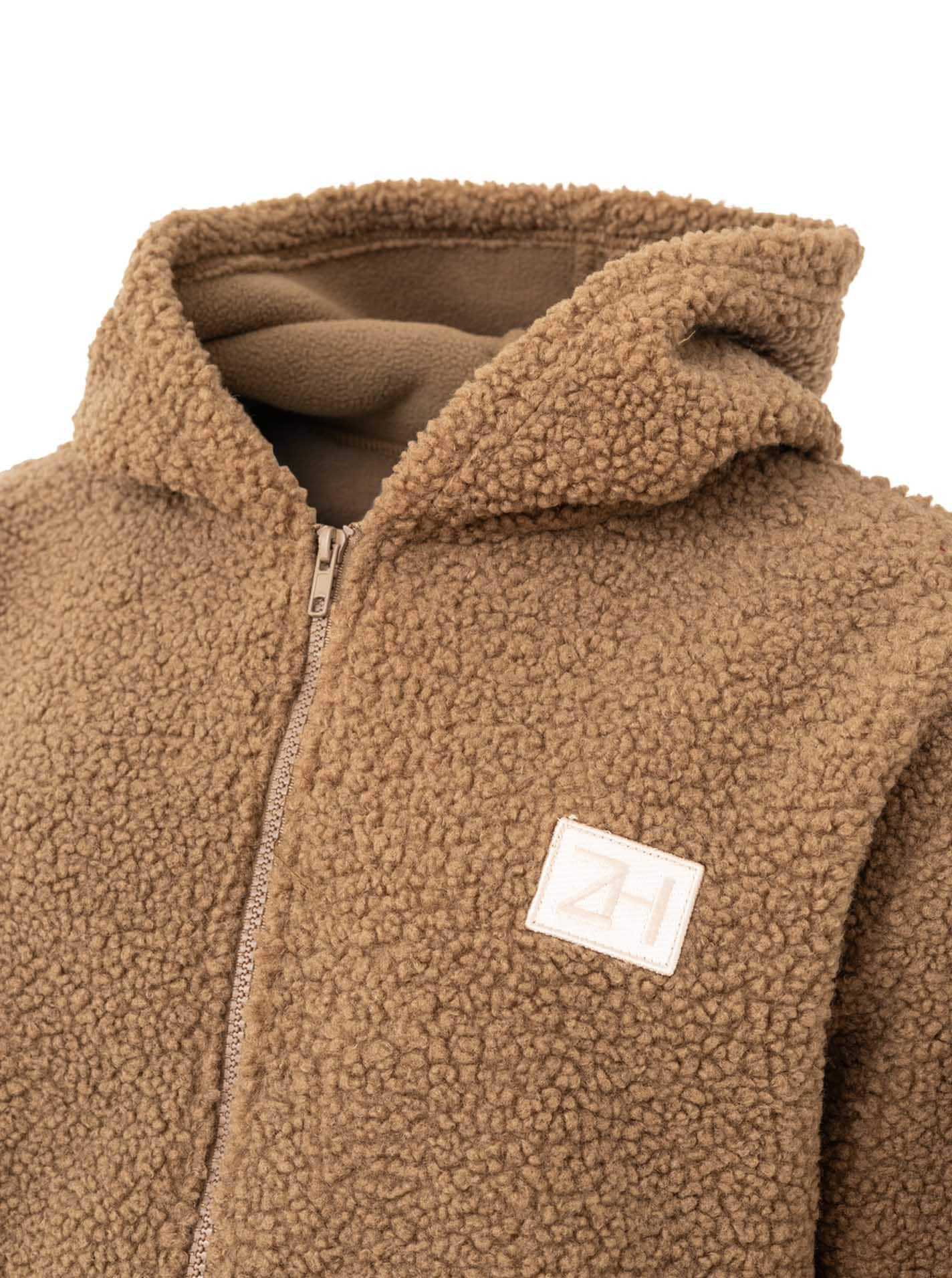 Zwillingsherz Sweat à capuche »"Hoody Zip"« fermeture éclair intégrale, capuche, grand logo à l'arrière
