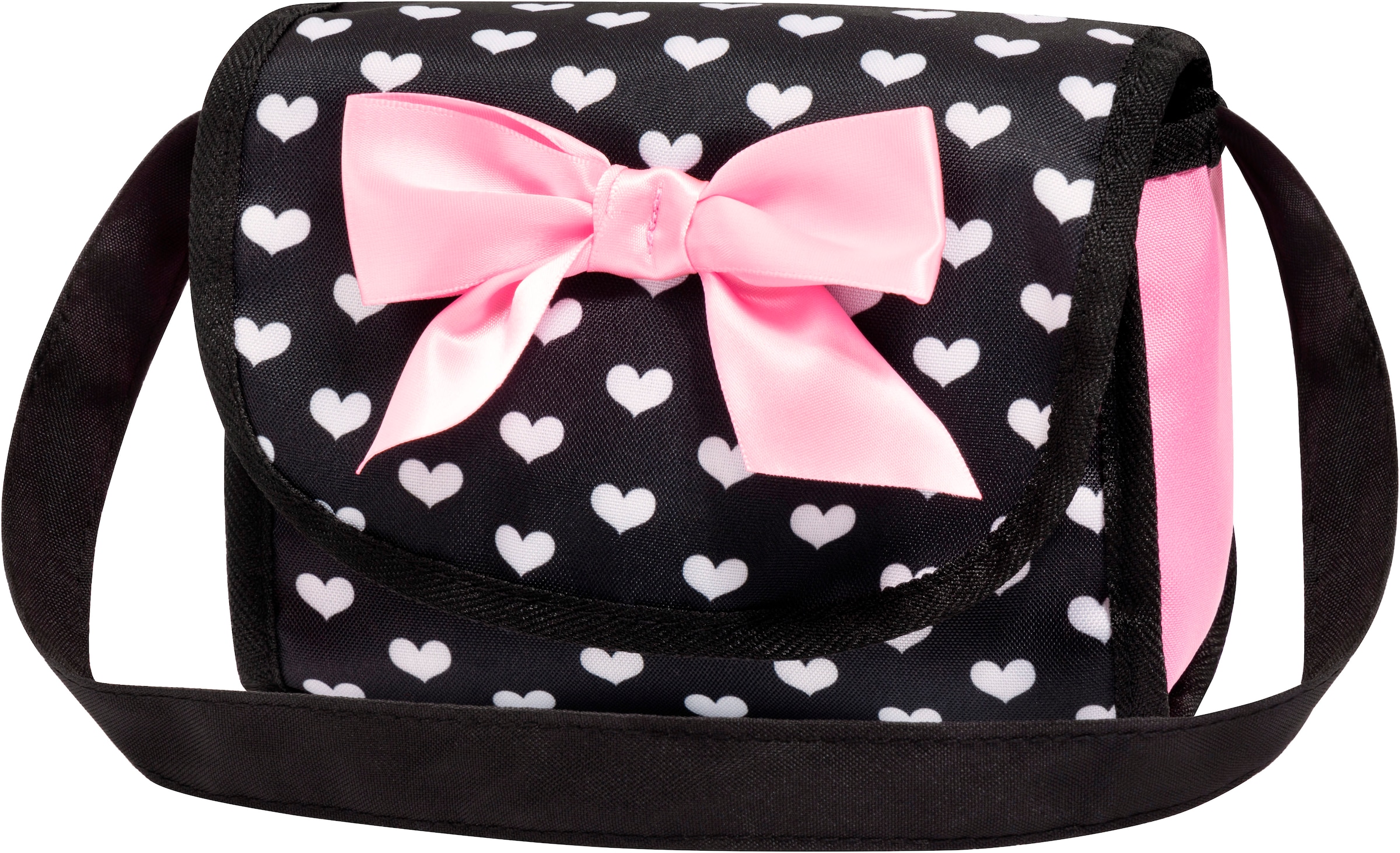 Bayer Puppen-Zwillingsbuggy »Twin Star, schwarz« mit Wickeltasche