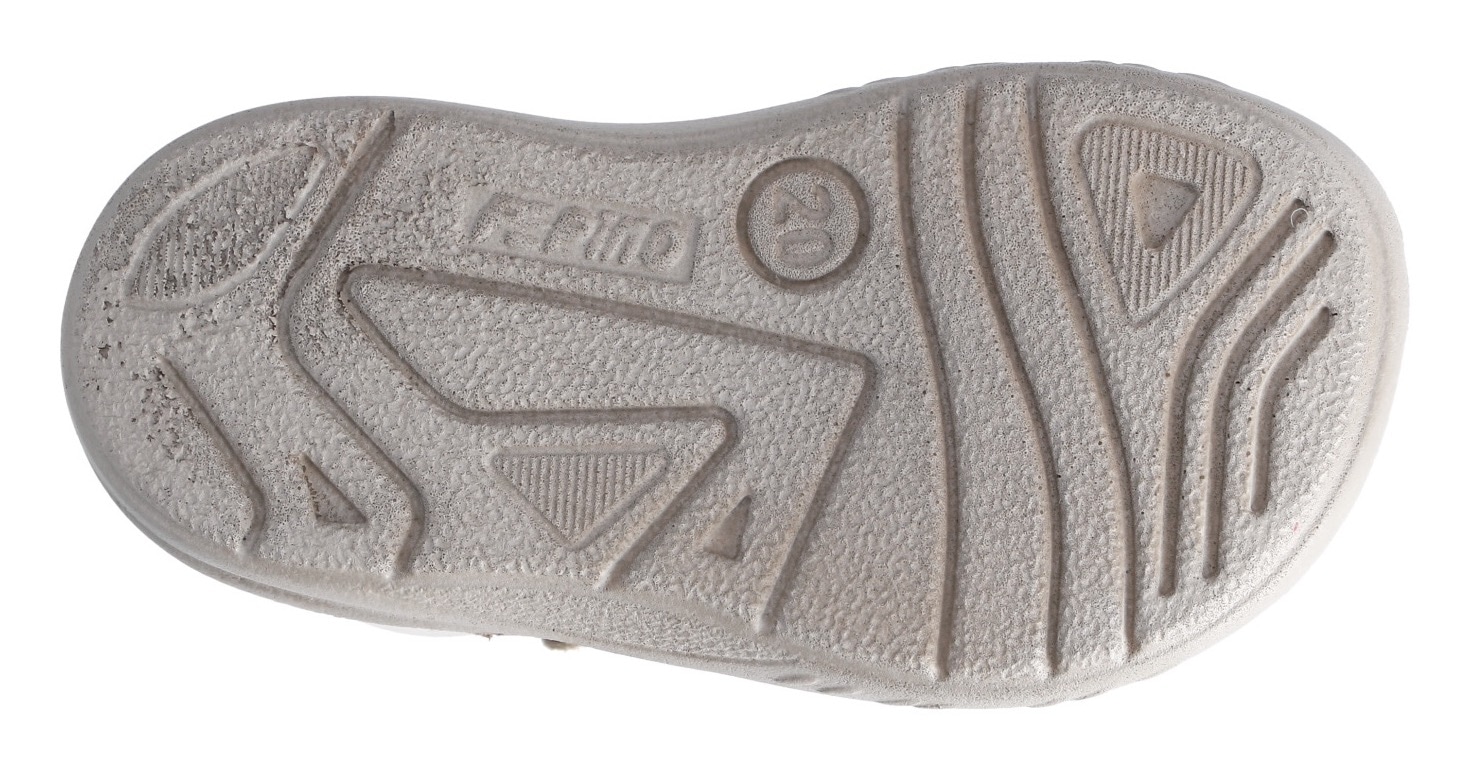 PEPINO by RICOSTA Lauflernschuh »Banu WMS: mittel«  Sandalette mit Klett und Animal Print, Grössenschablone zum Download