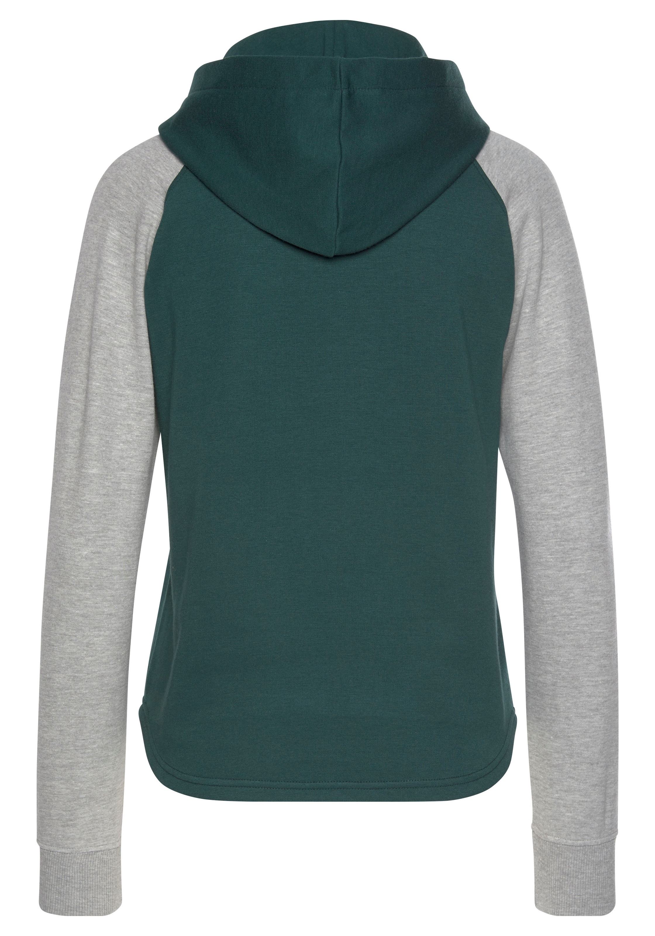 Bench. Loungewear Sweat à capuche , mit farblich abgesetzten Ärmeln und Logodruck, Loungeanzug, Hoodie
