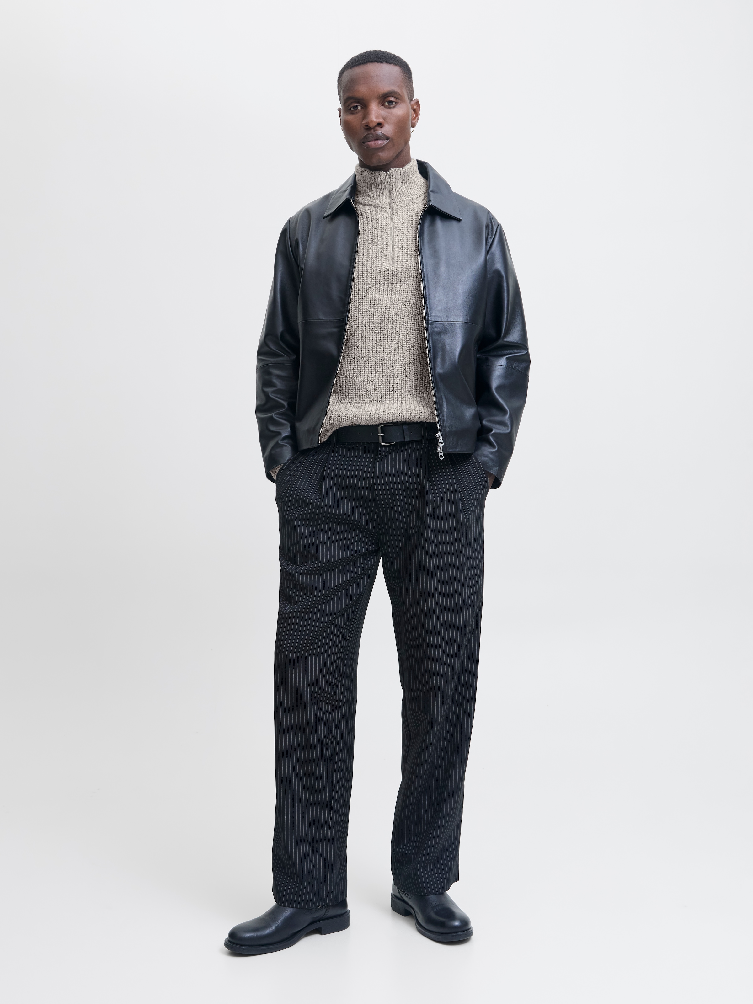 Jack & Jones Troyer »JORBLEECKER KNIT HALF ZIP BF«