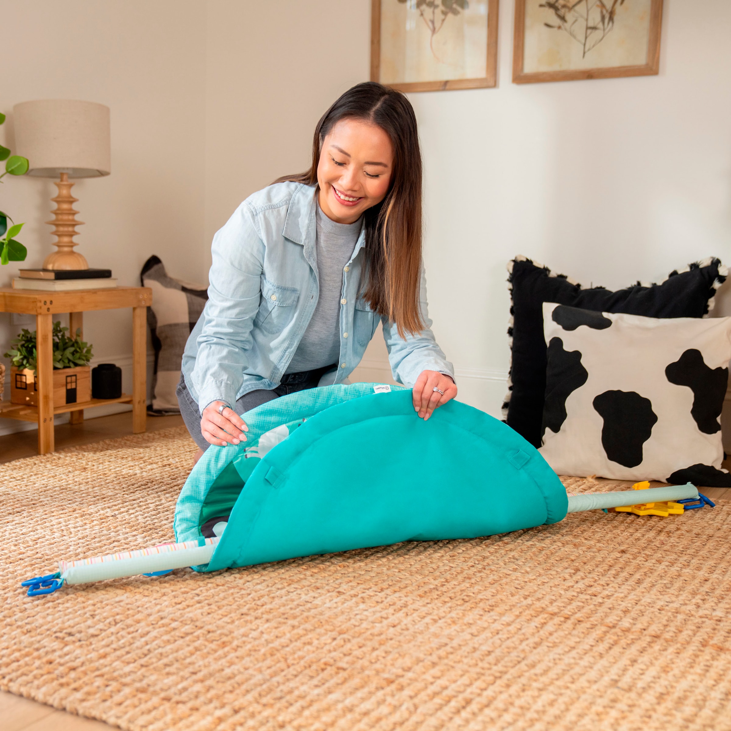 Baby Einstein Spielbogen »Happy Harvest Touch & Feel Activity Gym« mit Soundeffekt